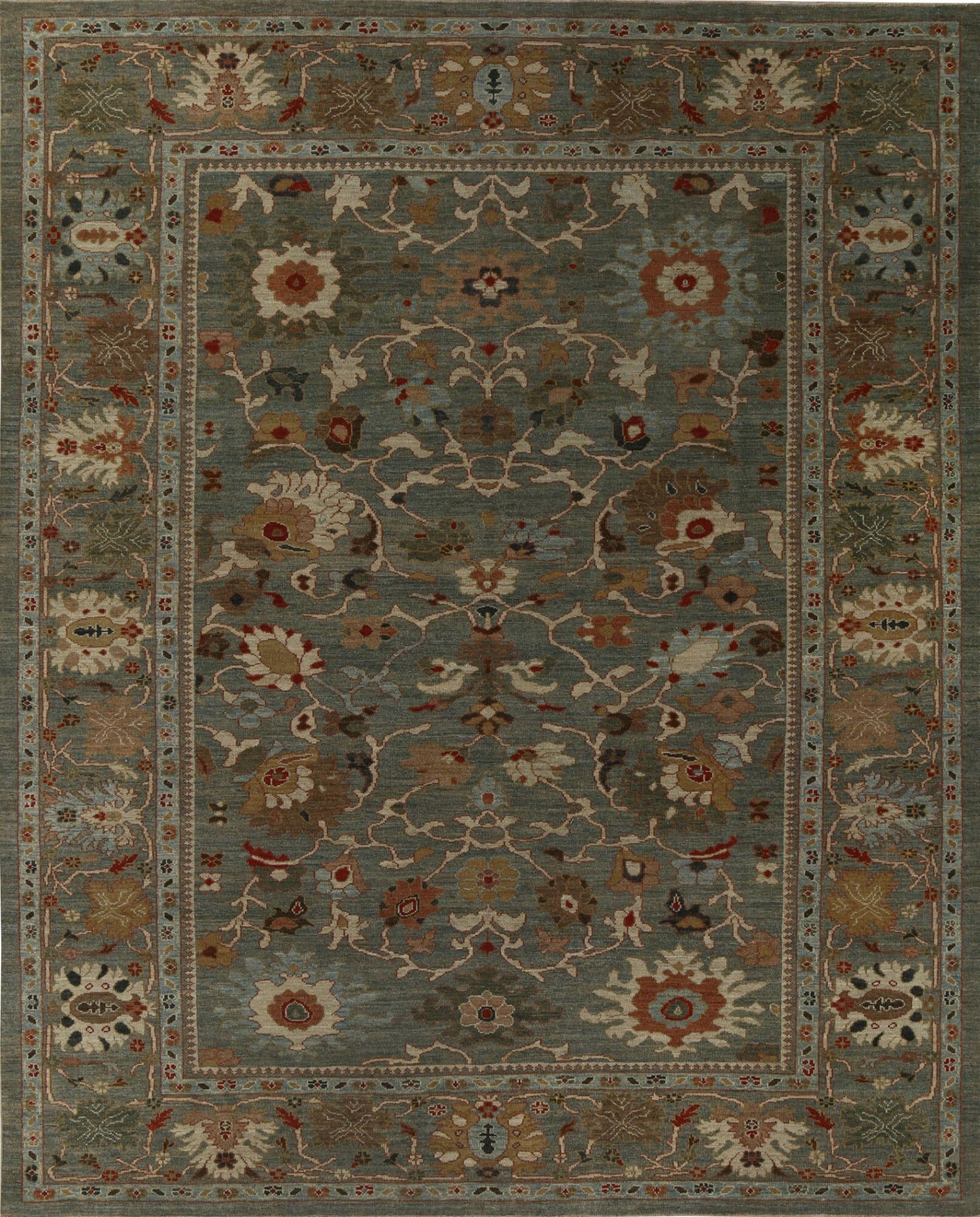Thumbnail 3 for Turkey Sultanabad Tribal Rug 96155