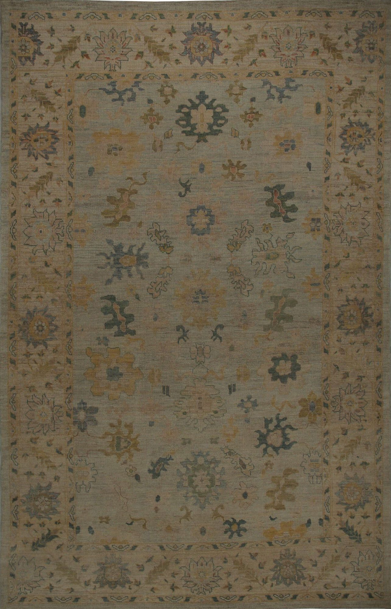 Thumbnail 5 for Turkey Oushak Tribal Rug 96172