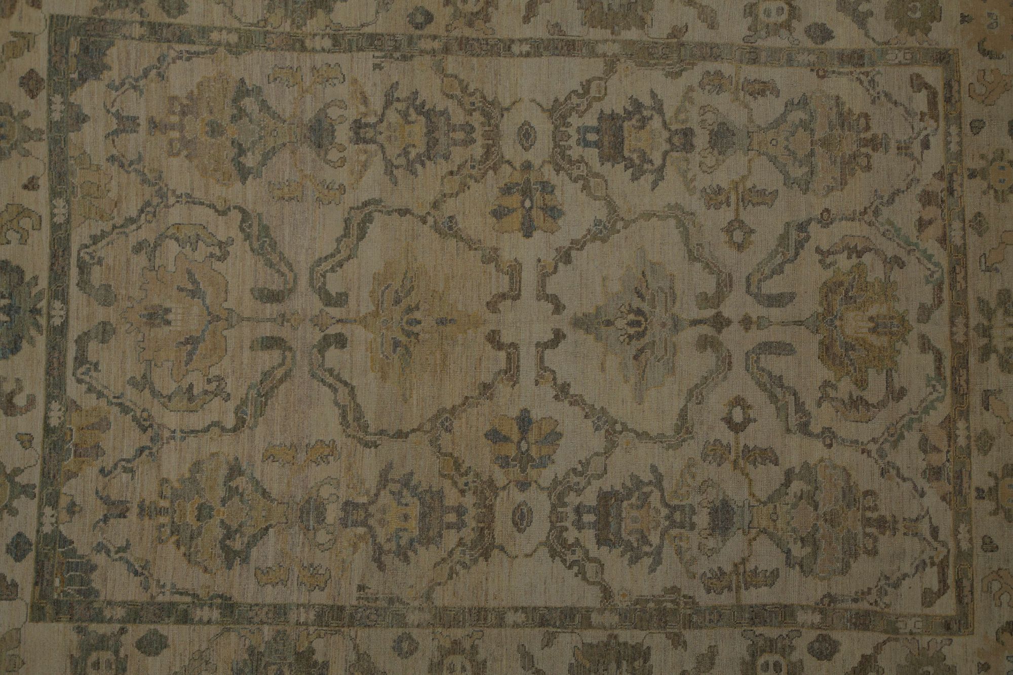 Thumbnail 5 for Turkey Oushak Tribal Rug 96181