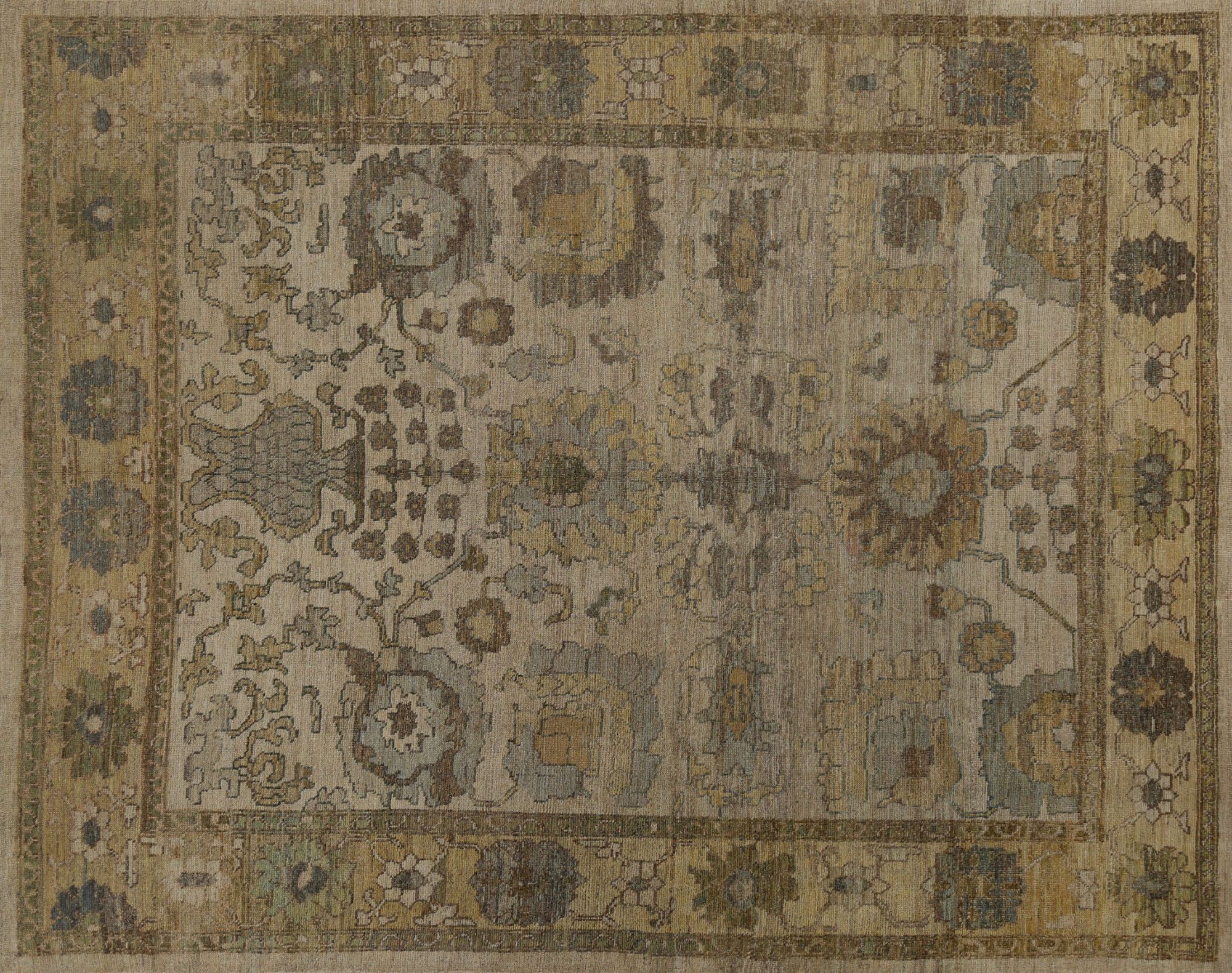 Thumbnail 2 for Turkey Oushak Tribal Rug 96192