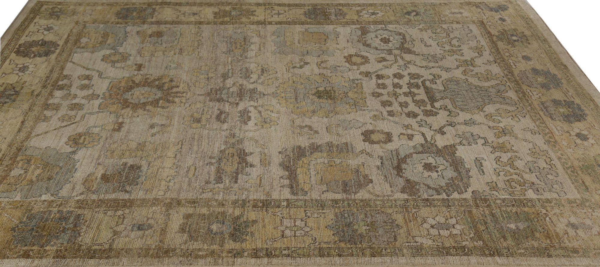 Thumbnail 8 for Turkey Oushak Tribal Rug 96192