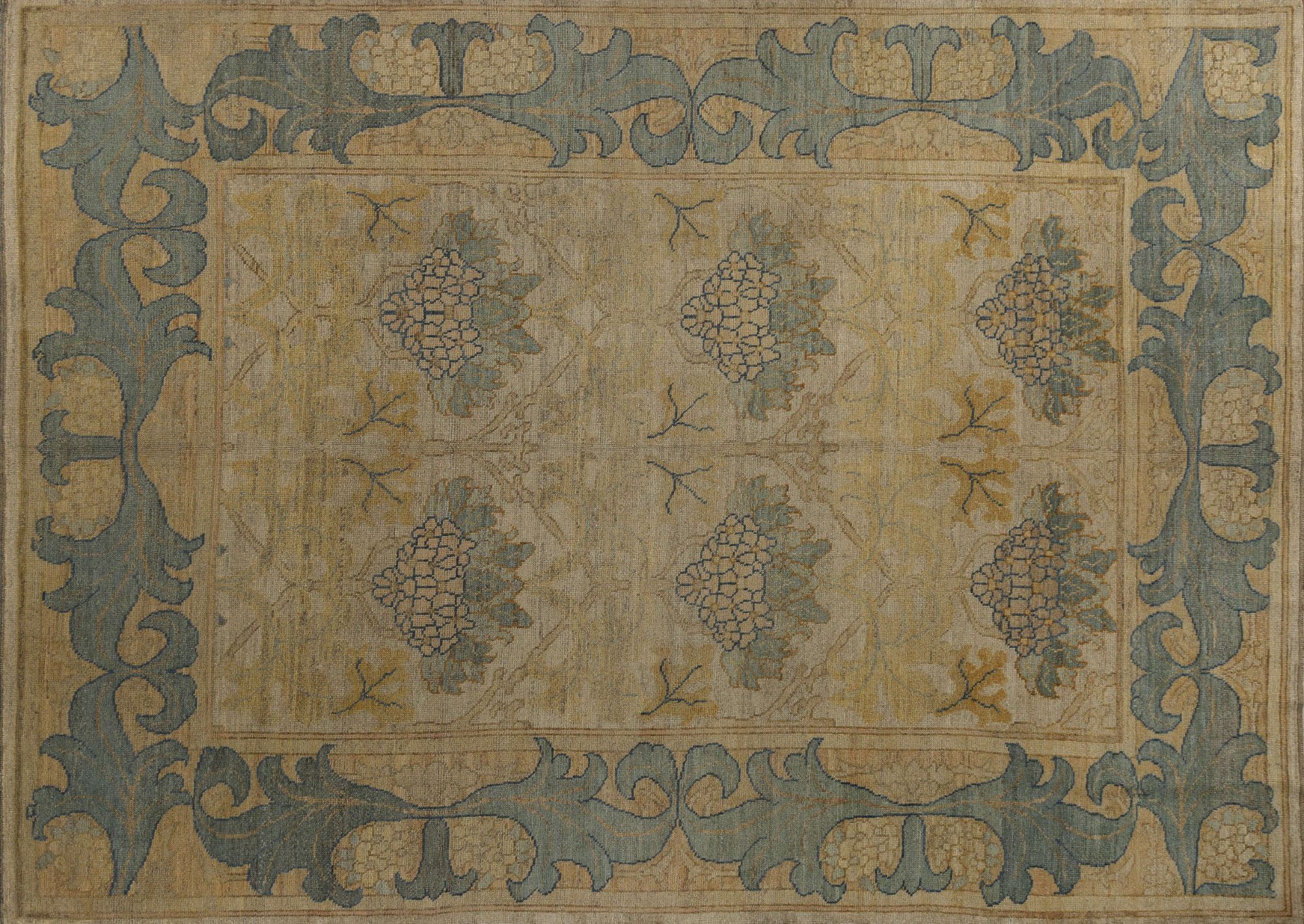 Thumbnail 3 for Turkey Oushak Tribal Rug 96206