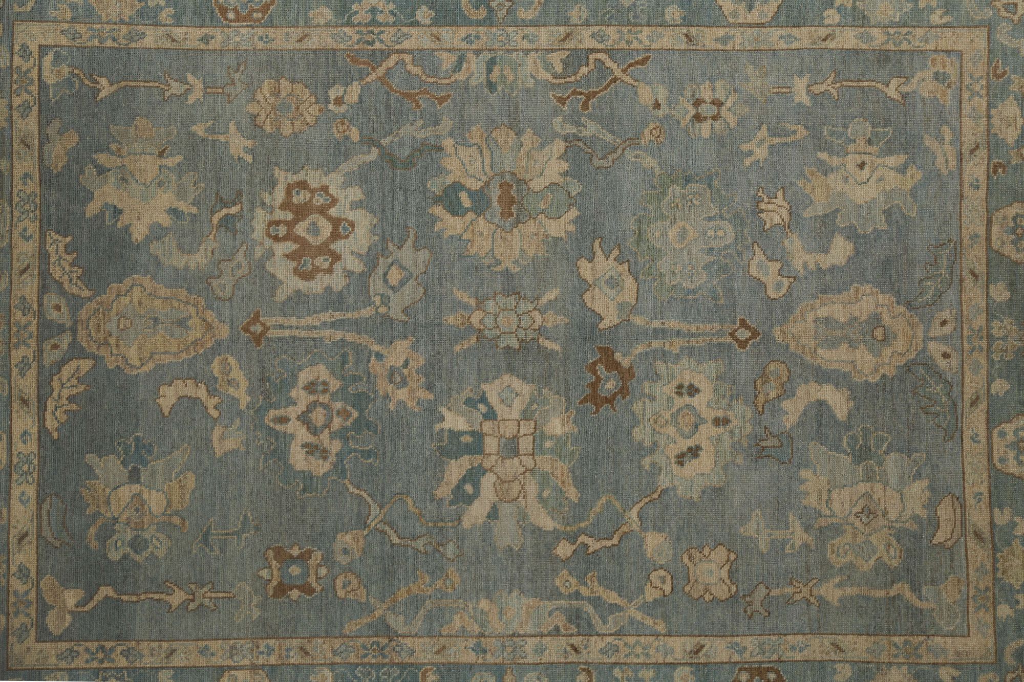 Thumbnail 5 for Turkey Oushak Tribal Rug 96207