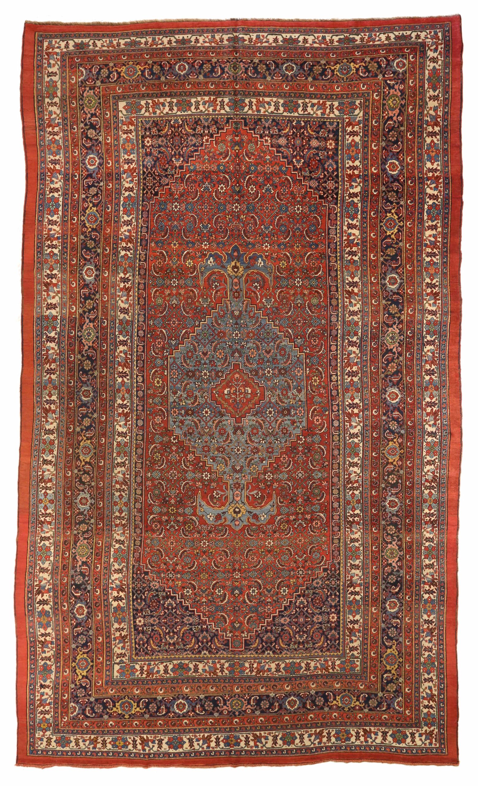 Thumbnail 8 for Vintage Persian Bijar Traditional Rug 10338