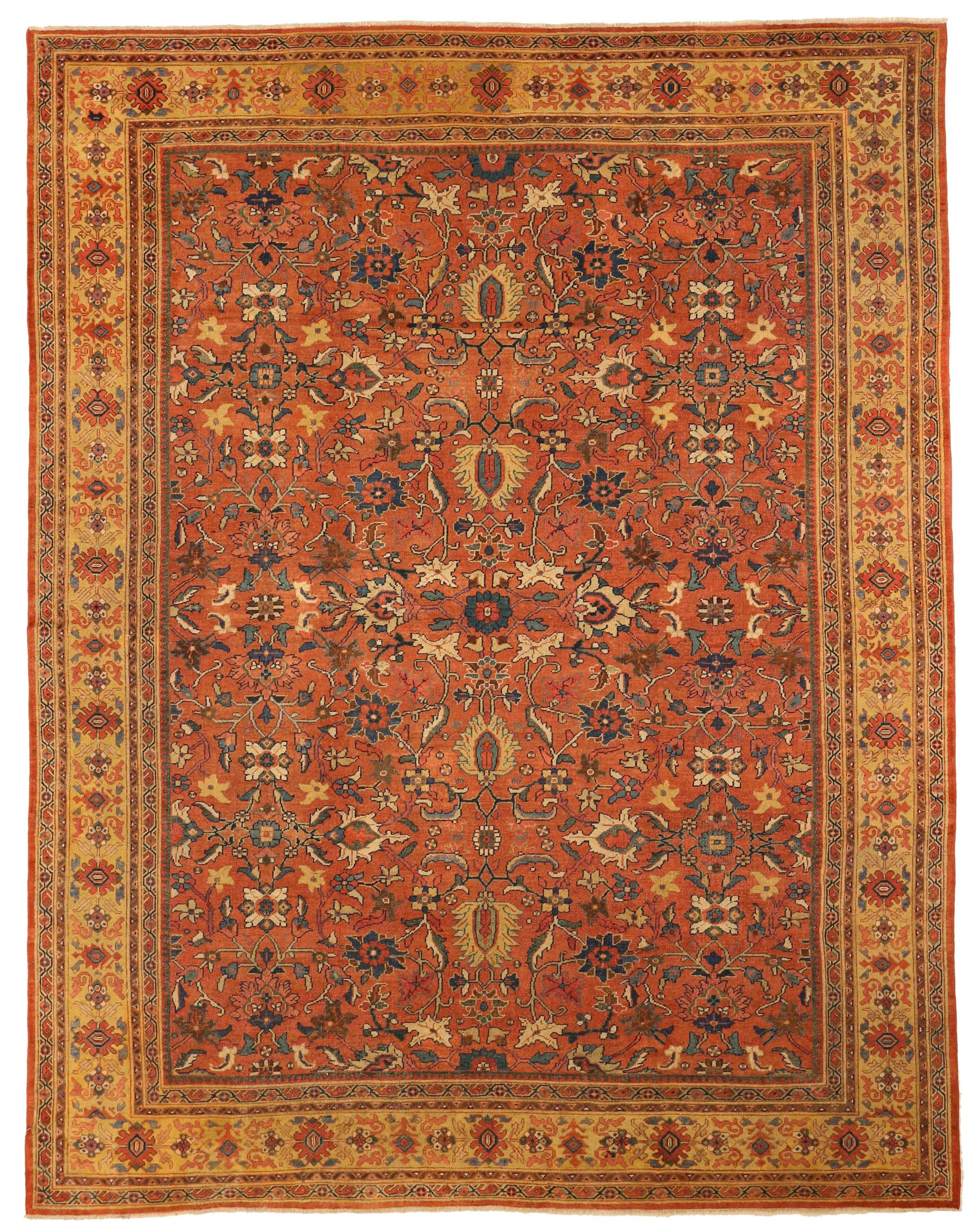 Thumbnail 3 for Antique Persian Sultanabad Traditional Rug 10347