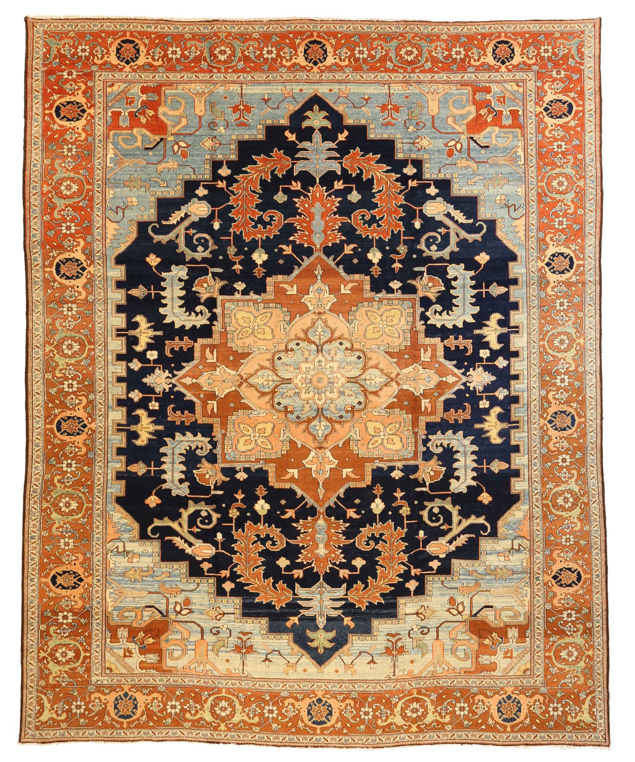 Thumbnail 3 for Persian Heriz Traditional Rug 10359