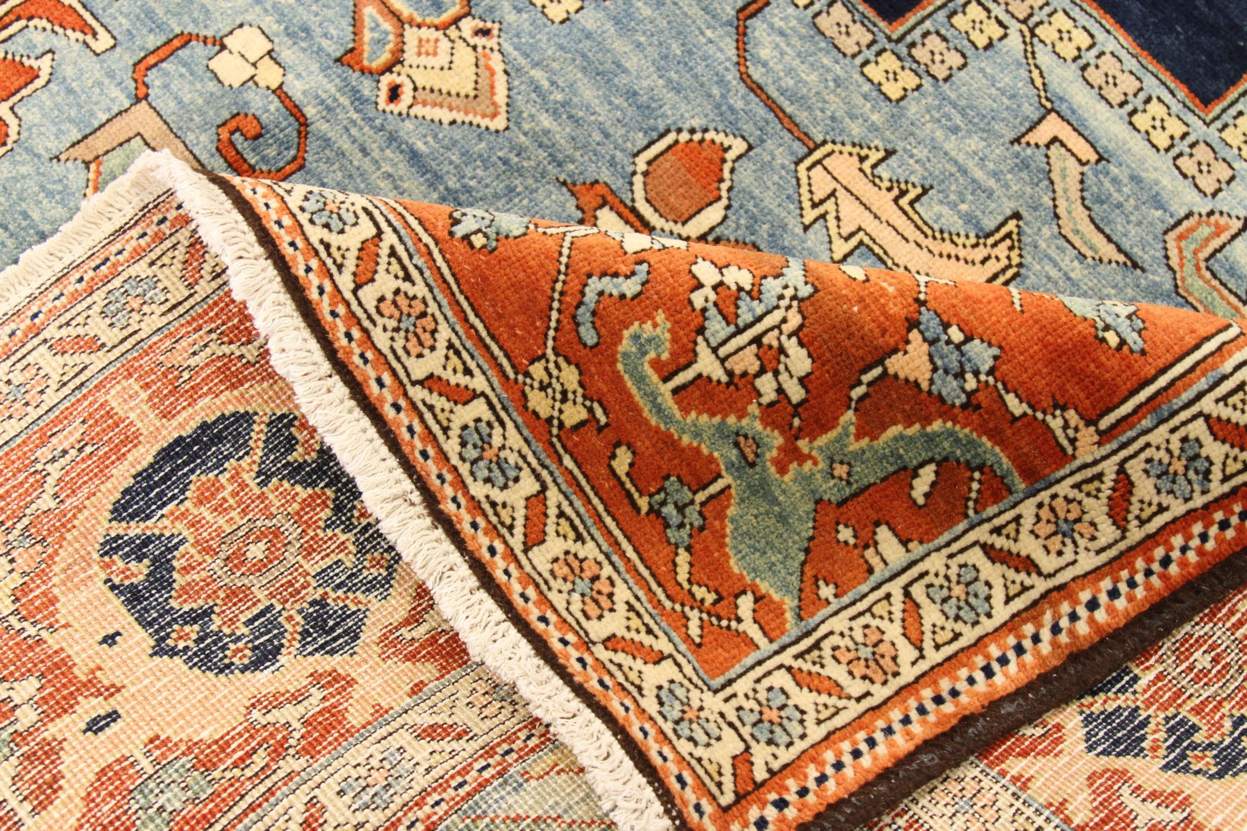 Thumbnail 12 for Persian Heriz Traditional Rug 10359