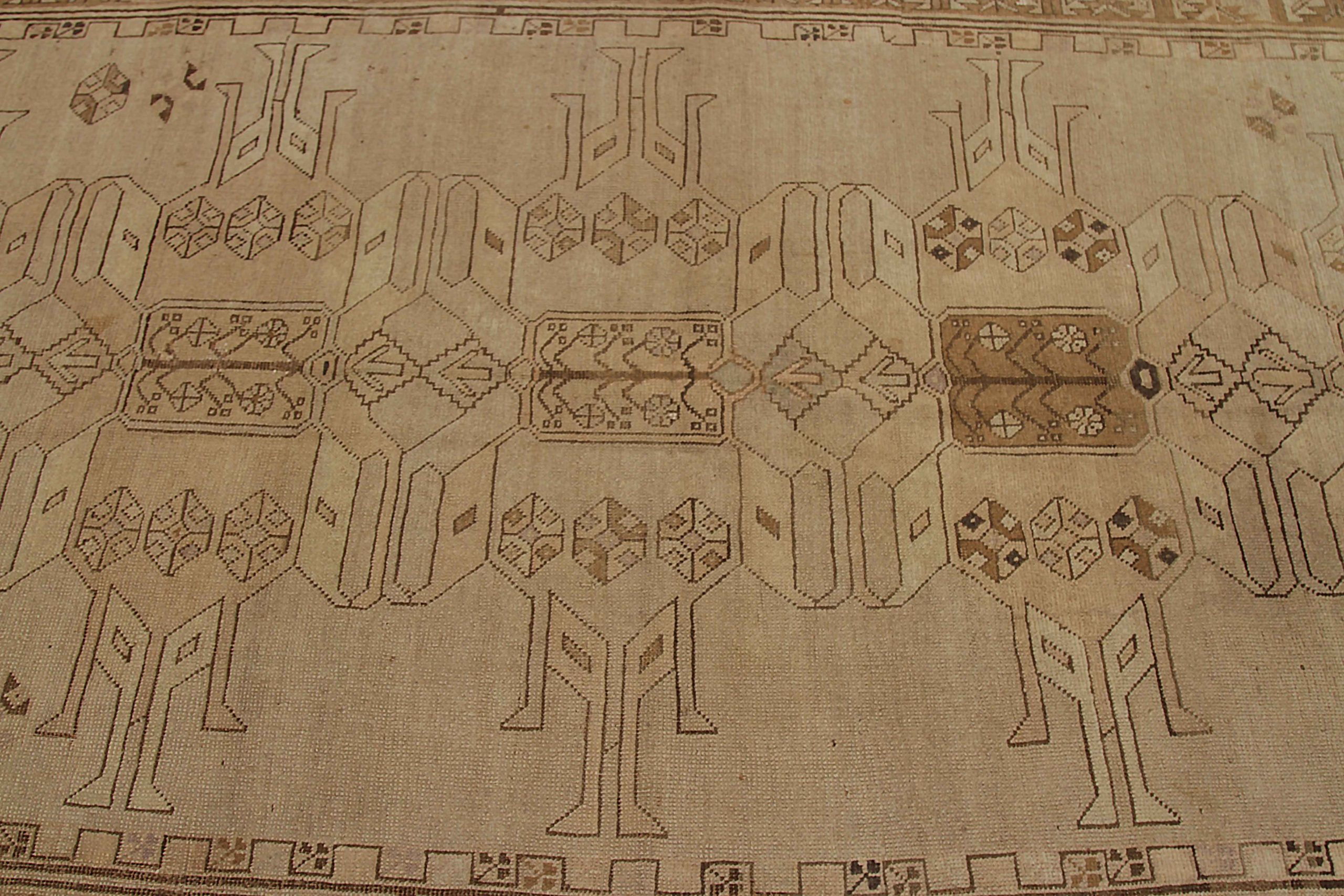 Thumbnail 15 for Vintage Russia Kazakhstan Tribal Rug 10395