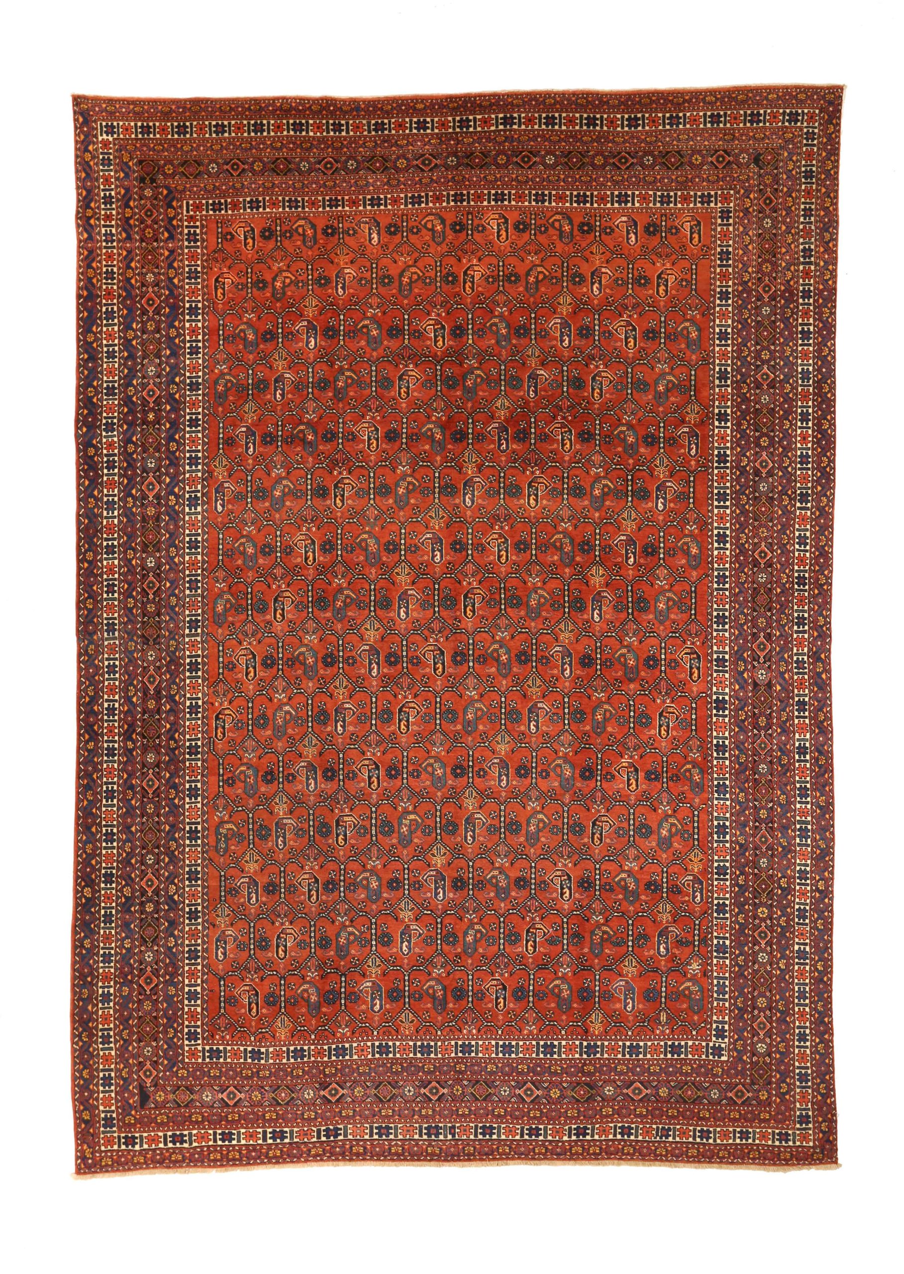 Thumbnail 9 for Antique Persian Bakhtiar Traditional Rug 10486