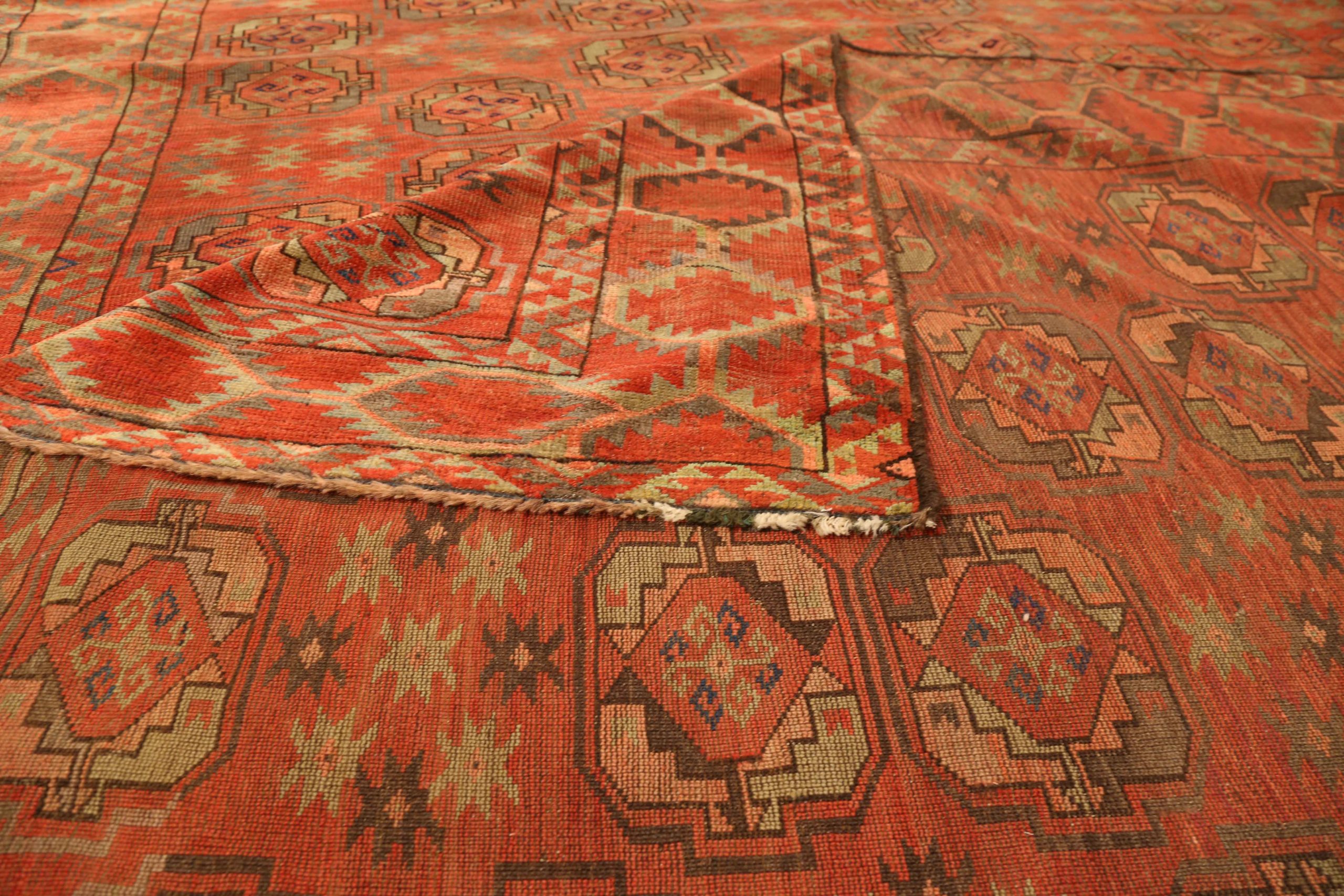 Thumbnail 6 for Afghanistan Afghan Tribal Rug 10489