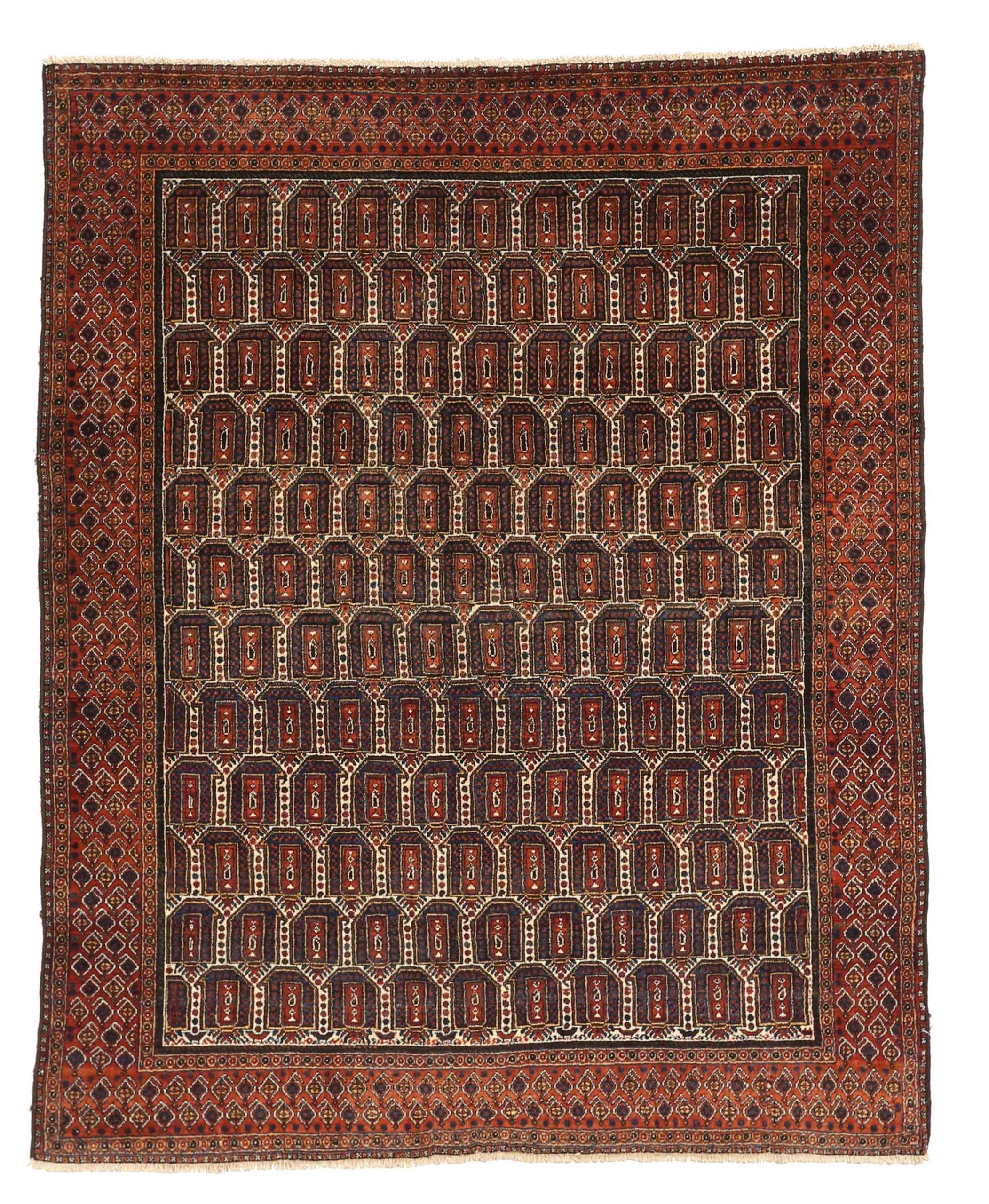 Thumbnail 5 for Persian Sirjan Traditional Rug 10503