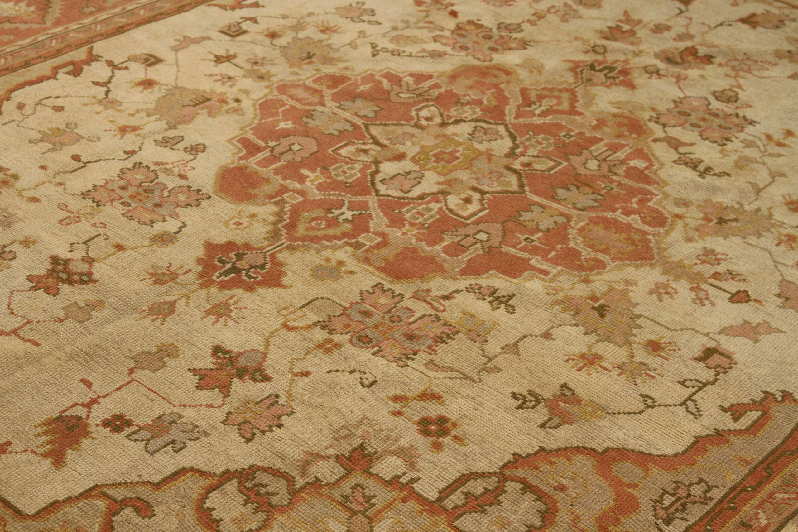 Thumbnail 9 for Vintage Turkey Oushak Traditional Rug 10560