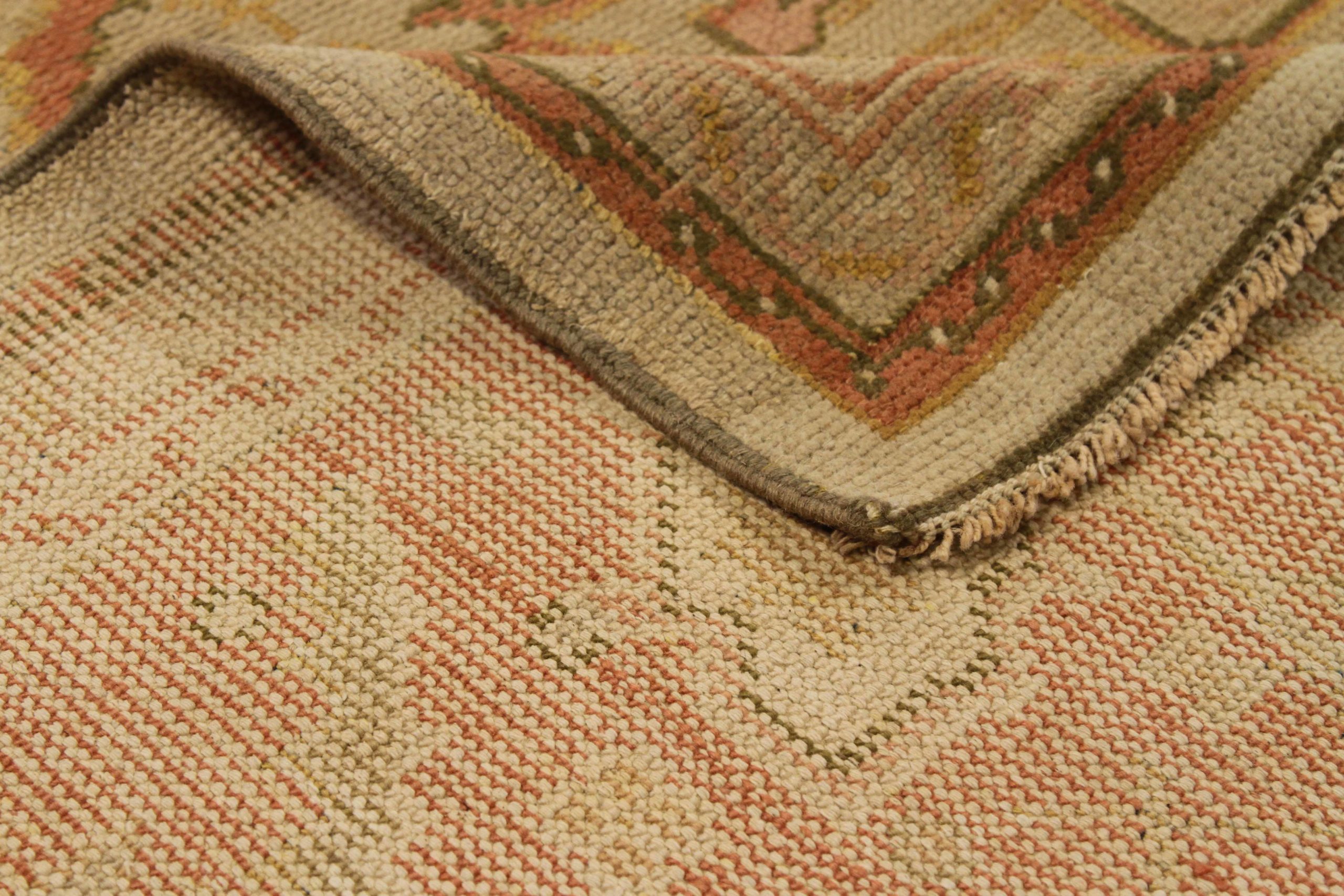 Thumbnail 15 for Vintage Turkey Oushak Traditional Rug 10560