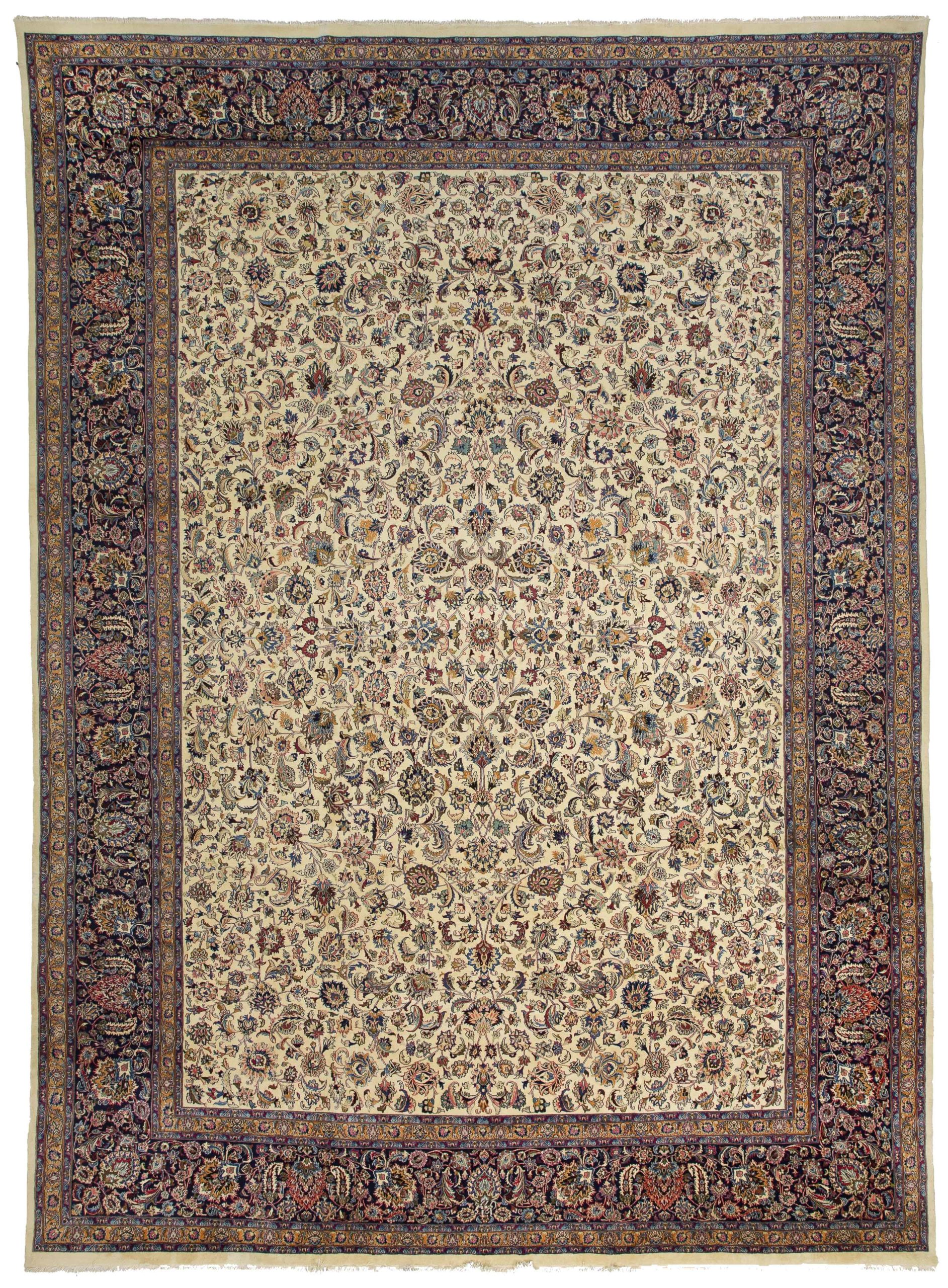 Thumbnail 8 for Antique Persian Mashad Traditional Rug 10624