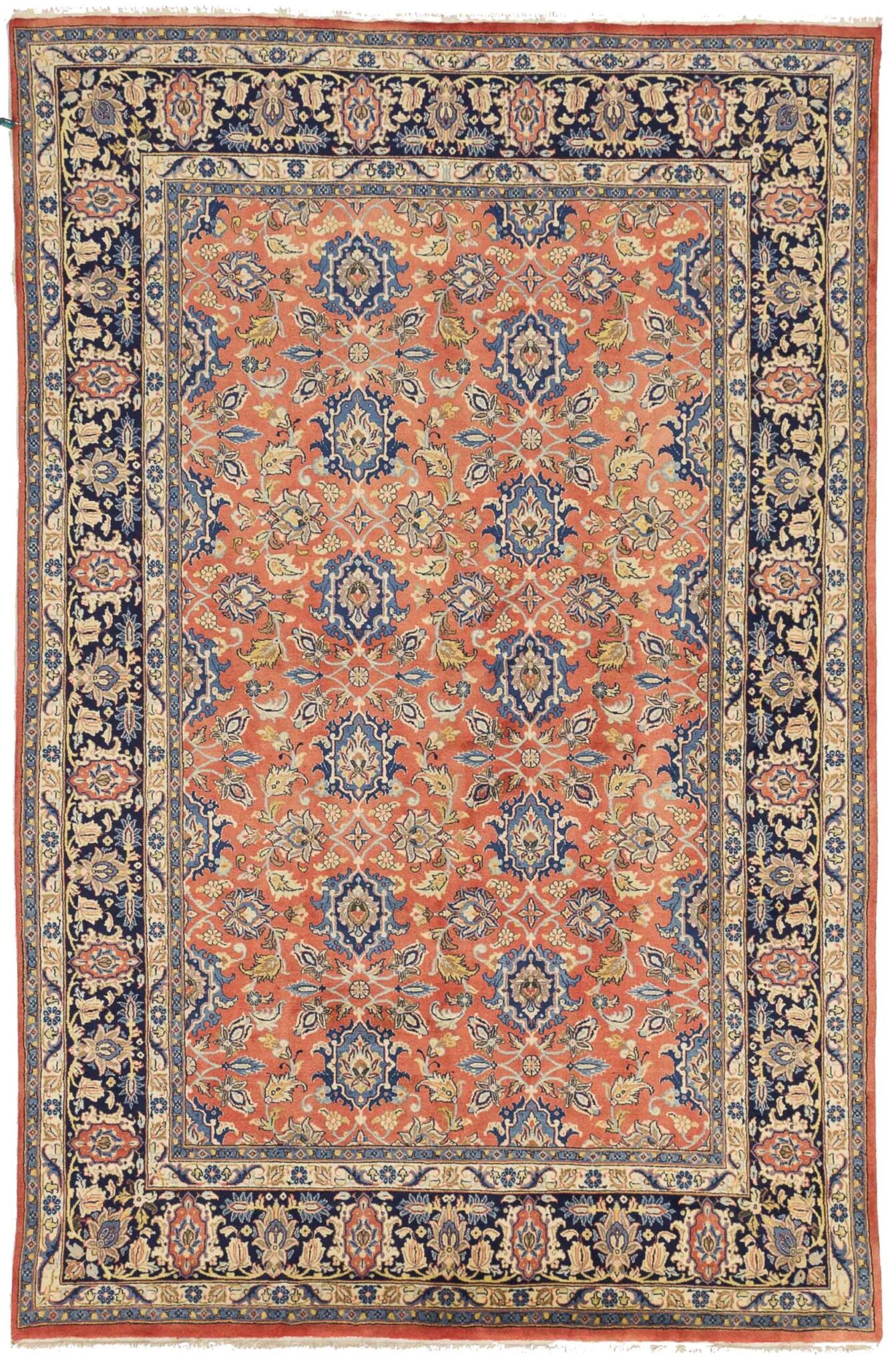 Thumbnail 9 for Antique Persian Varamin Traditional Rug 10627