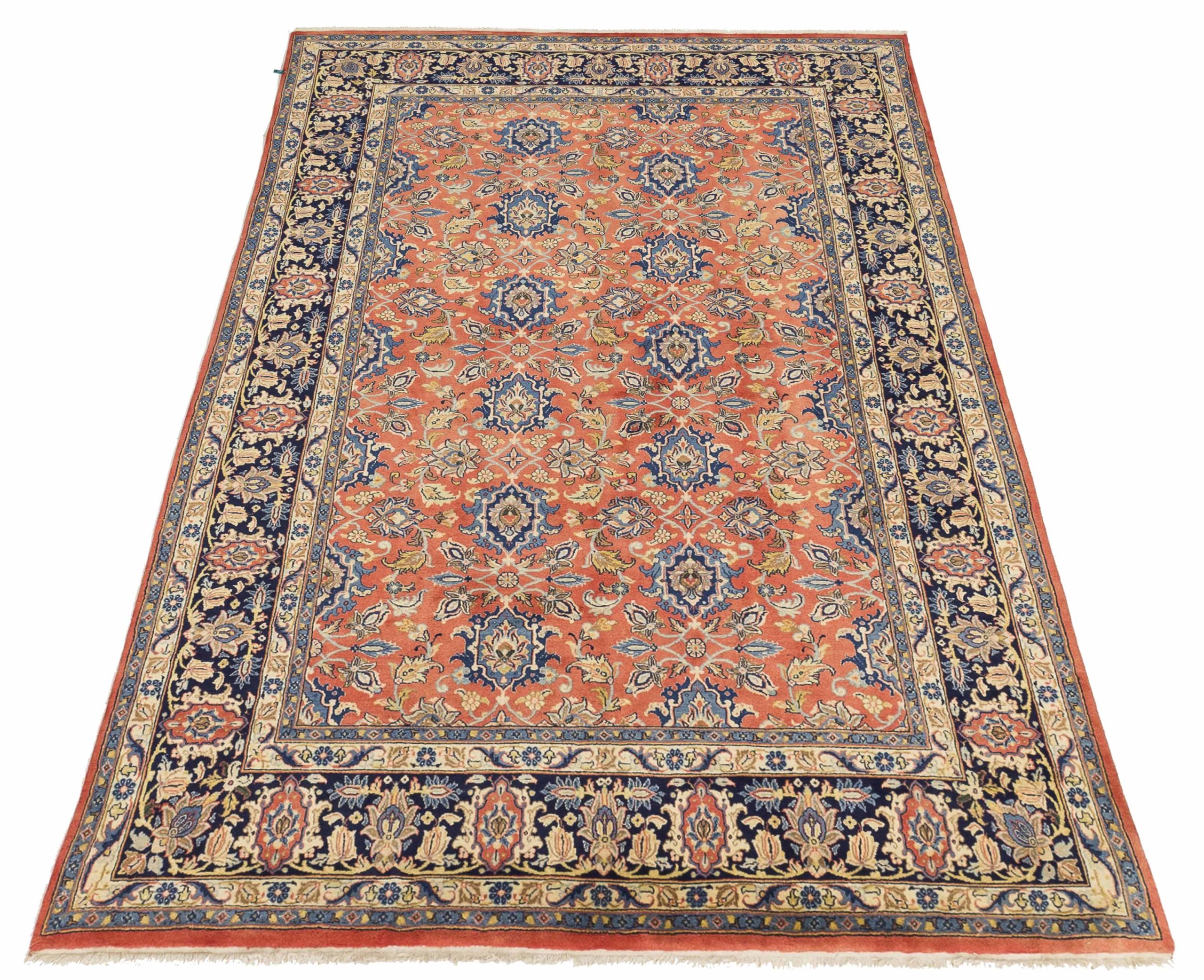 Thumbnail 5 for Antique Persian Varamin Traditional Rug 10627