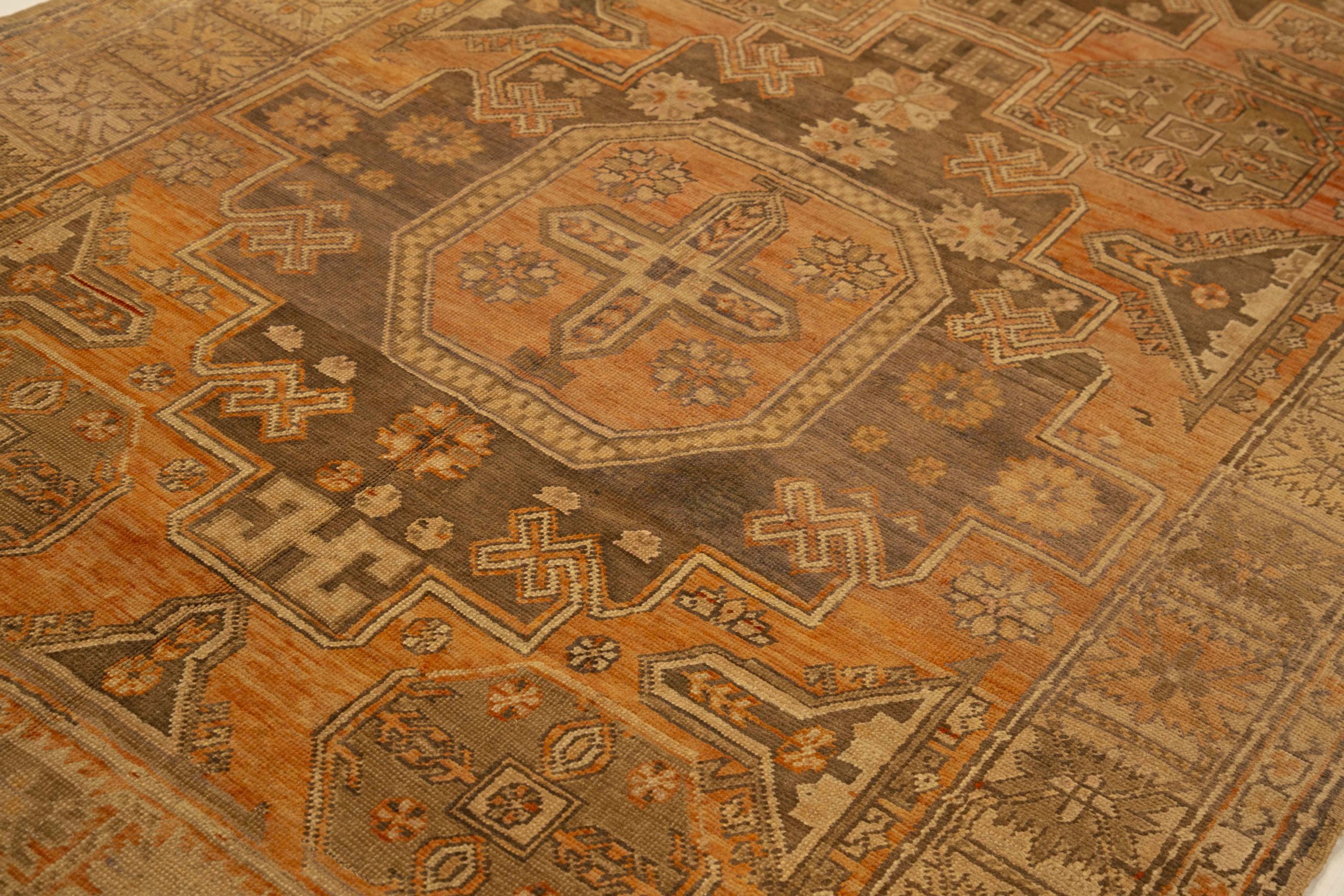 Thumbnail 5 for Antique Persian Kazakhstan Traditional Rug 10629