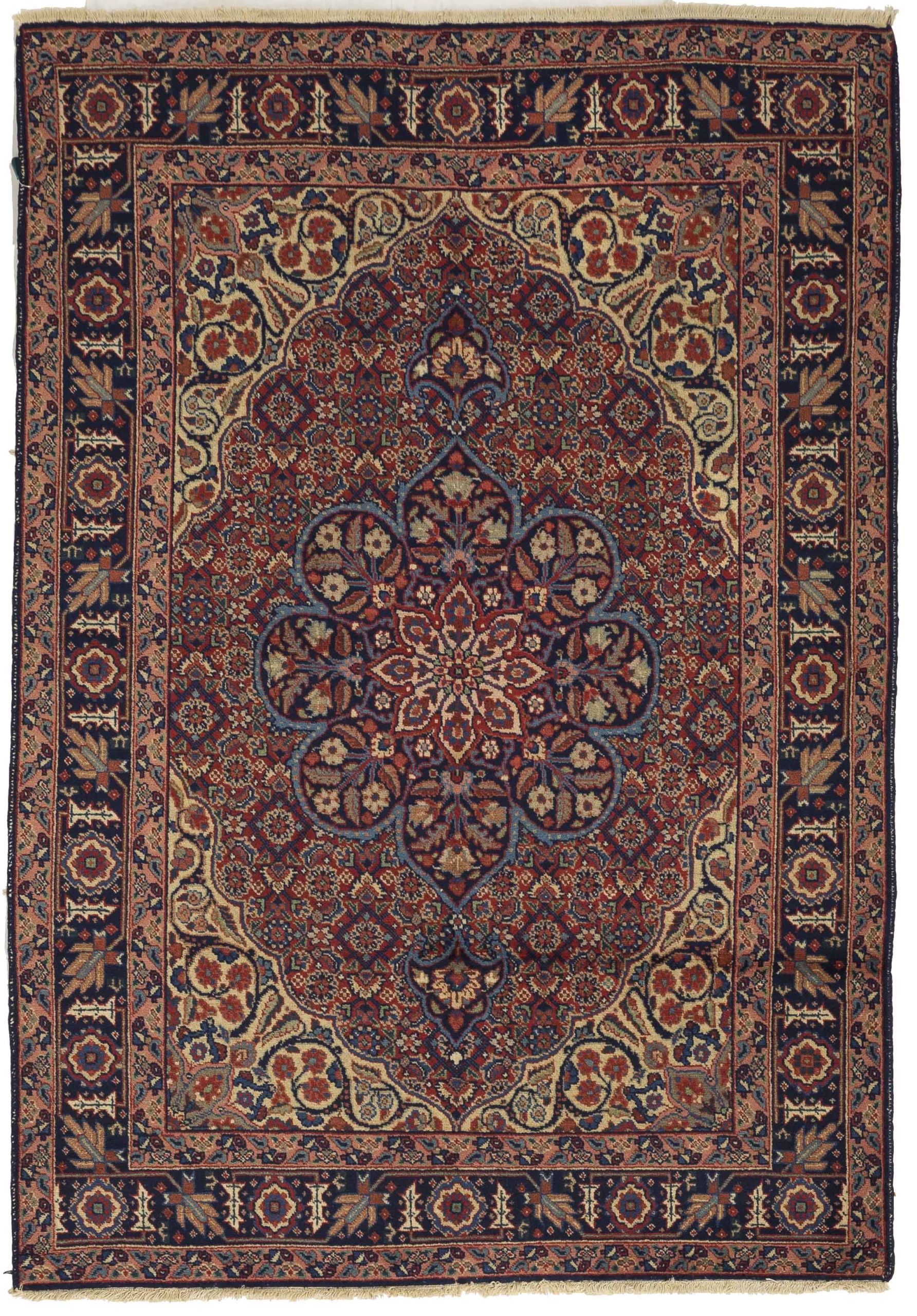 Thumbnail 3 for Antique Persian Tabriz Traditional Rug 10633