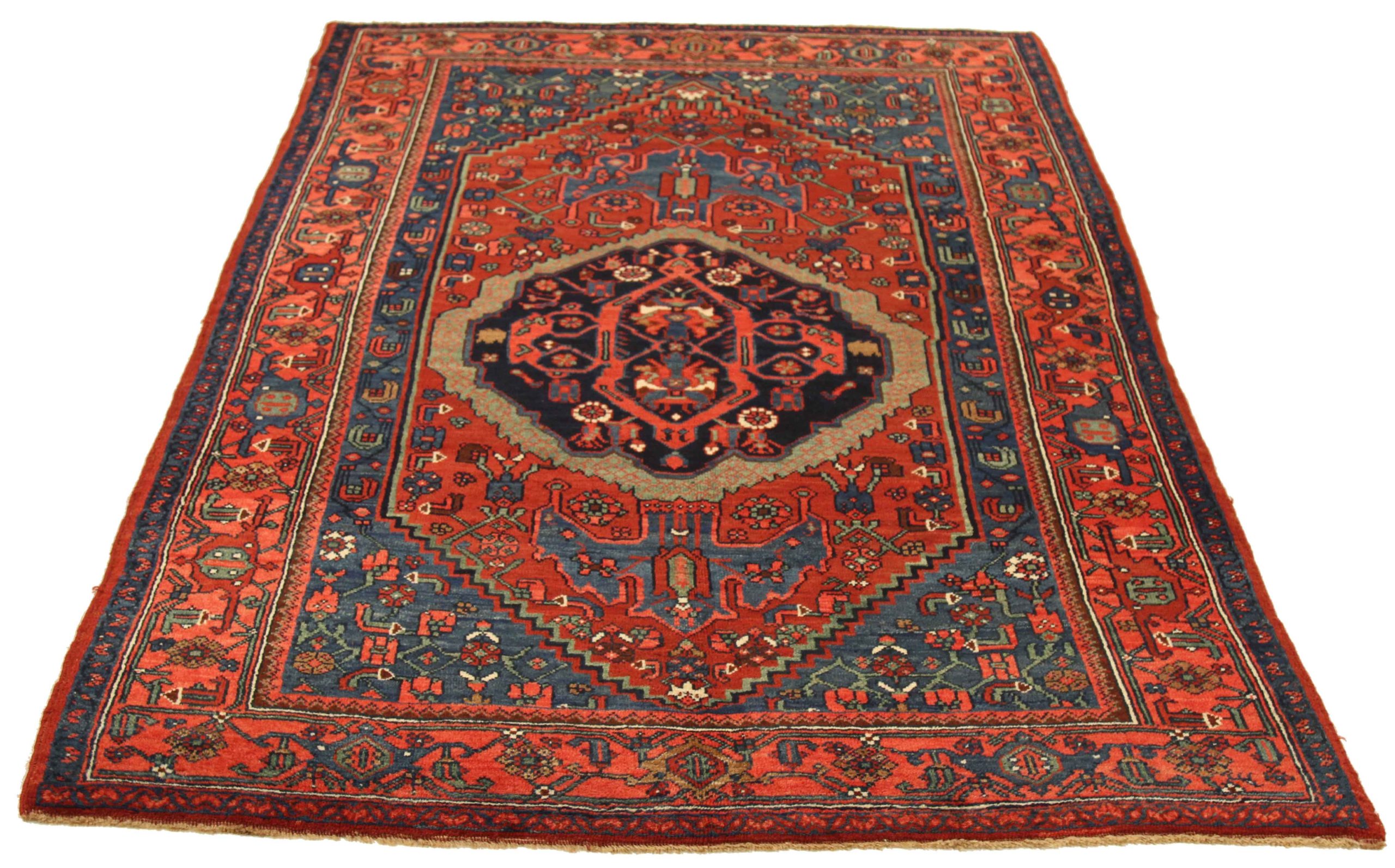 Thumbnail 13 for Antique Persian Bijar Traditional Rug 10643