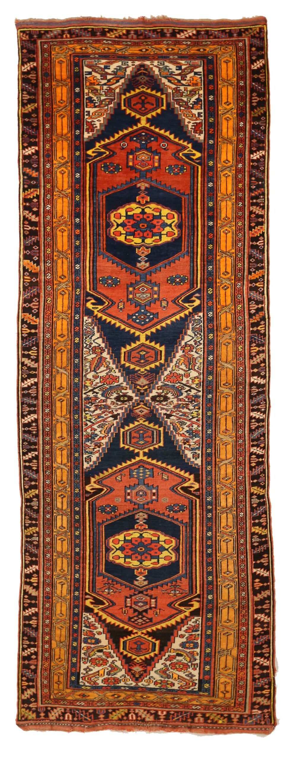 Thumbnail 15 for Antique Persian Bijar Traditional Rug 10659