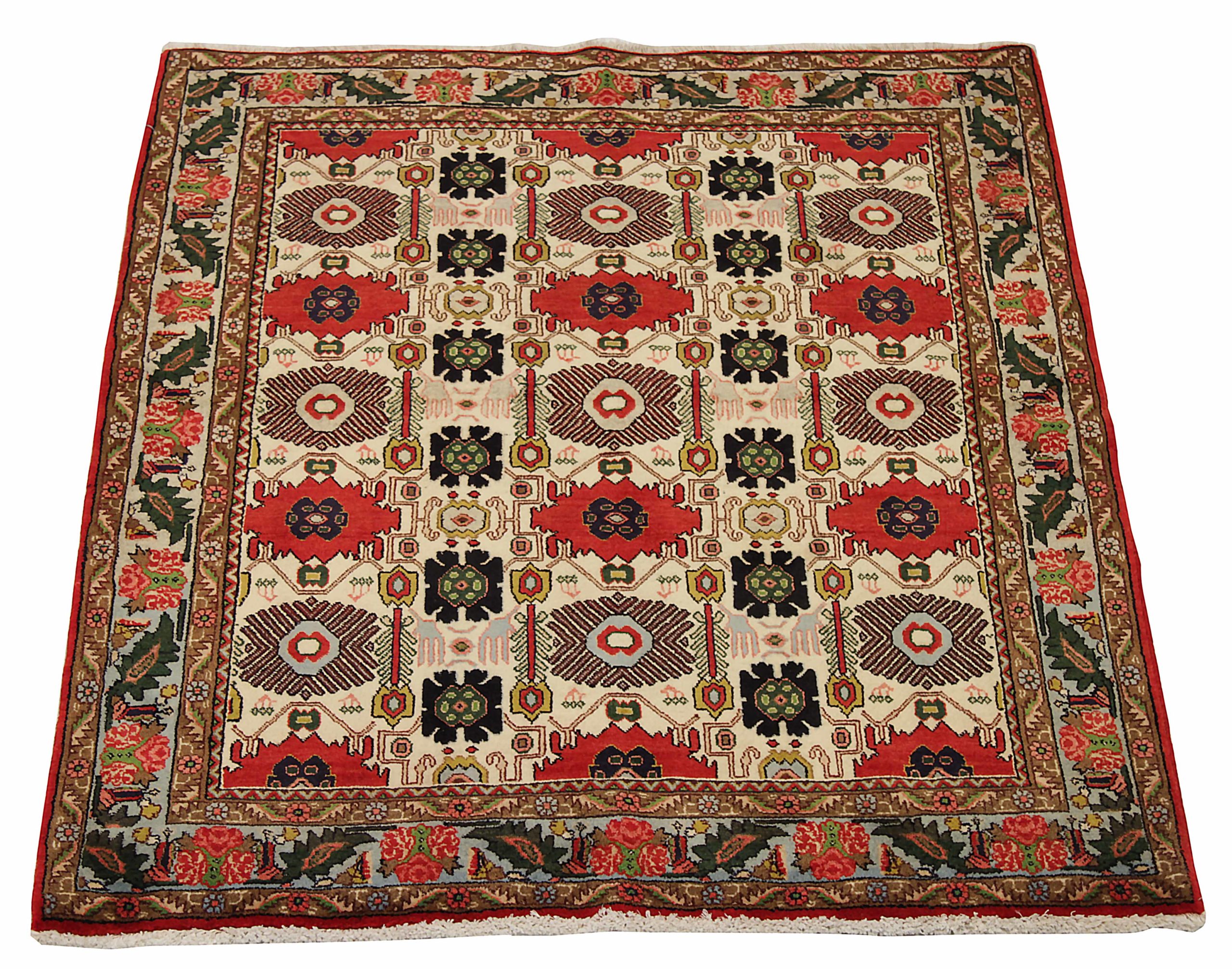 Thumbnail 12 for Persian Sarouk Transitional Rug 10663