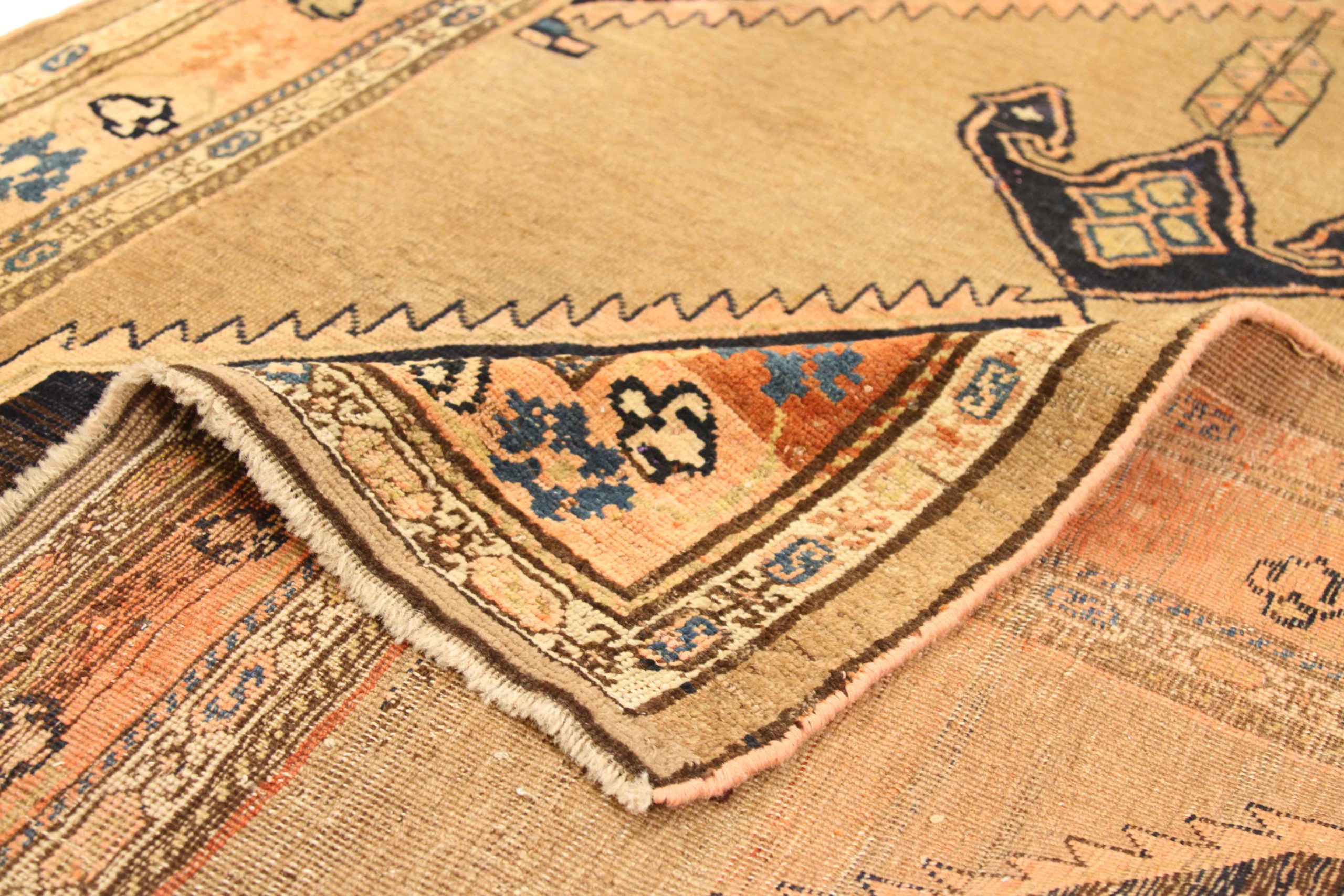 Thumbnail 3 for Antique Persian Bijar Transitional Rug 10670