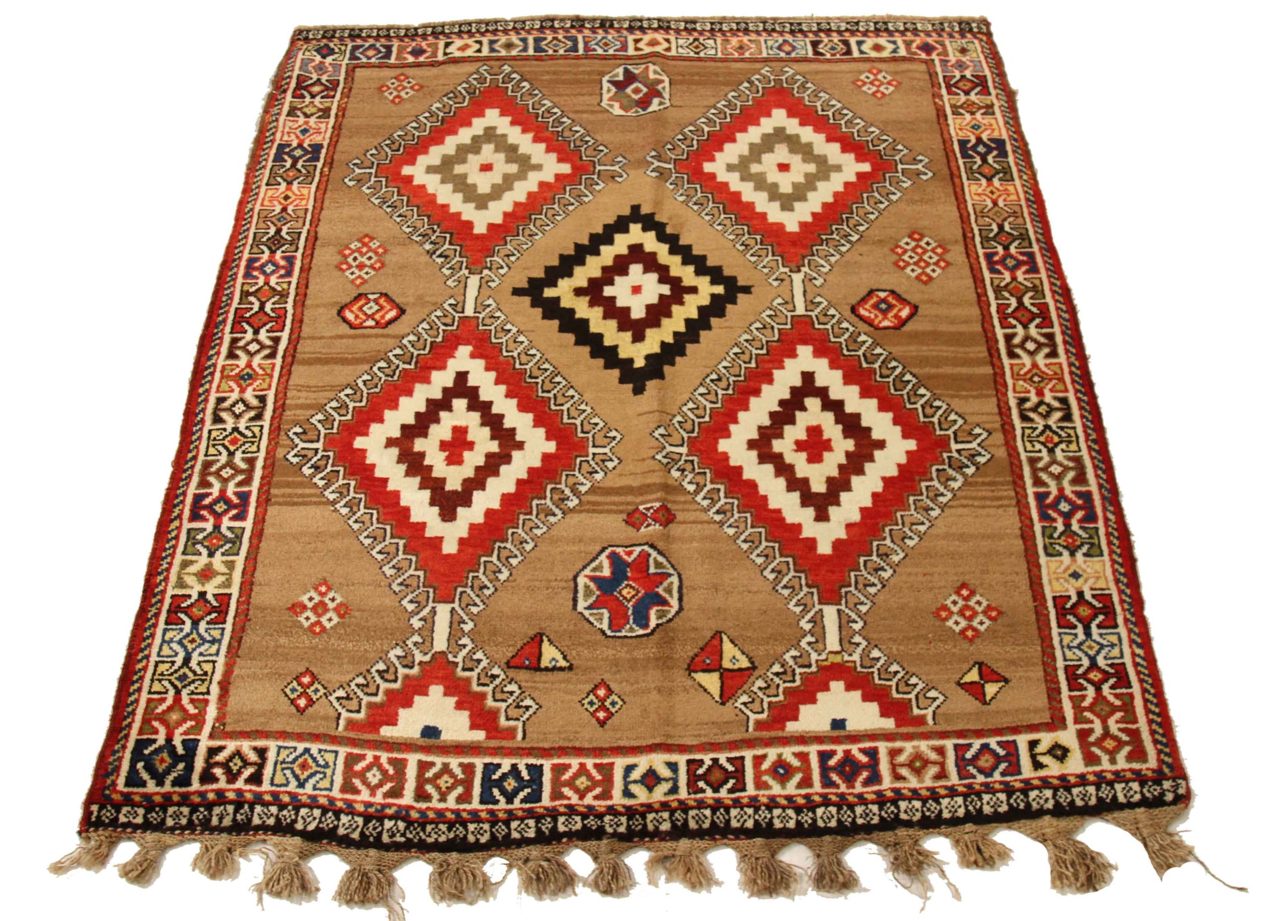 Thumbnail 5 for Antique Persian Shiraz Transitional Rug 10676