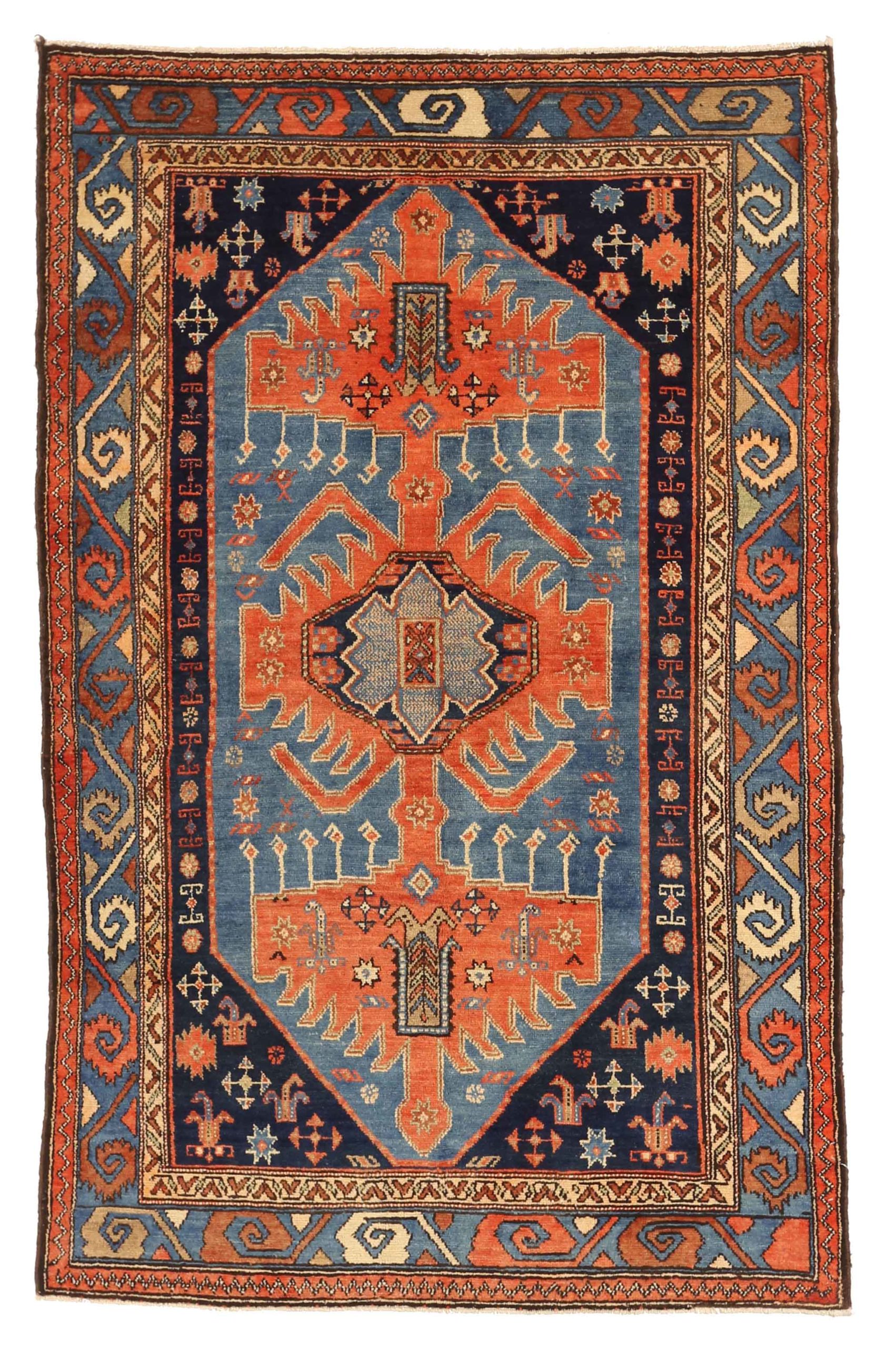 Thumbnail 8 for Antique Persian Hamadan Transitional Rug 10679
