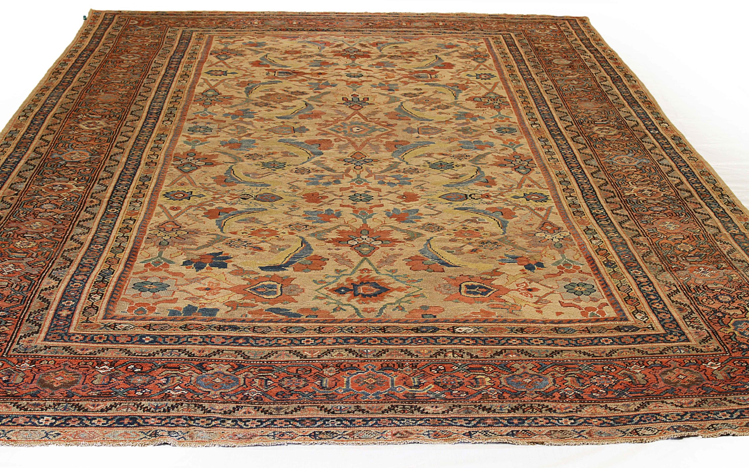 Thumbnail 8 for Antique Persian Sultanabad Traditional Rug 10685