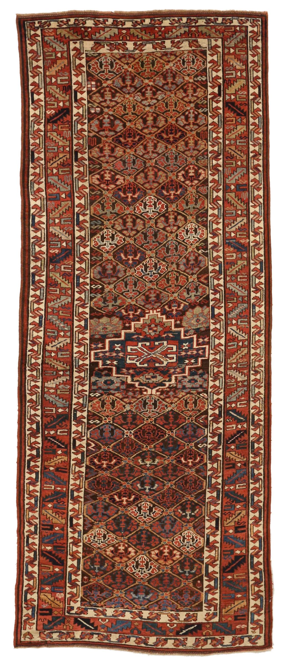 Thumbnail 10 for Antique Persian Bijar Transitional Rug 10697