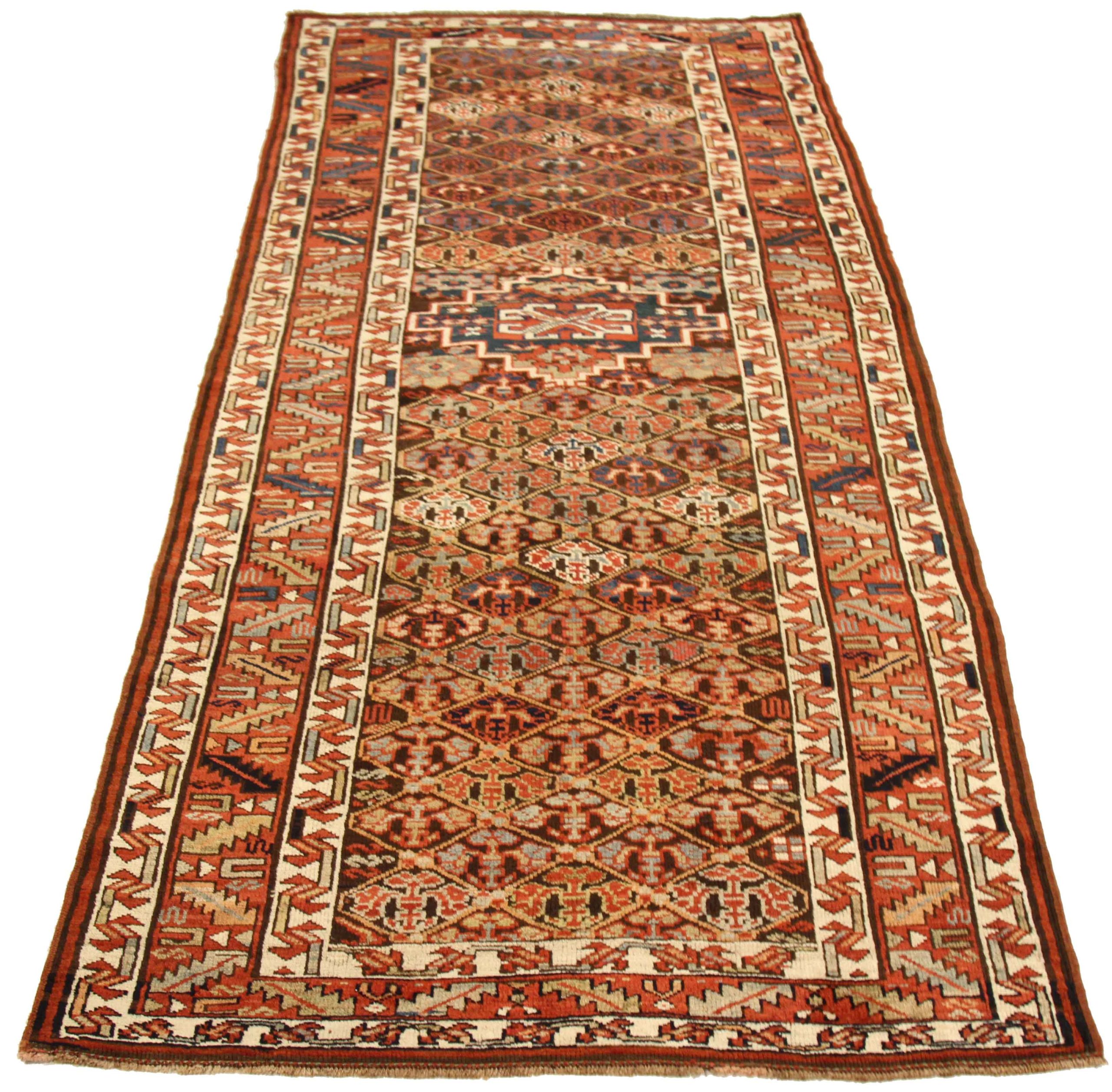 Thumbnail 4 for Antique Persian Bijar Transitional Rug 10697