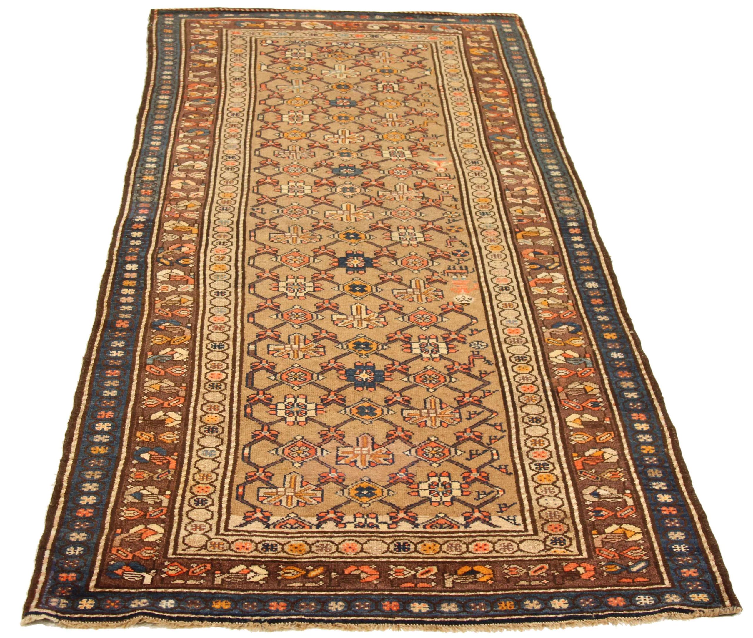 Thumbnail 5 for Antique Persian Malayer Transitional Rug 10701