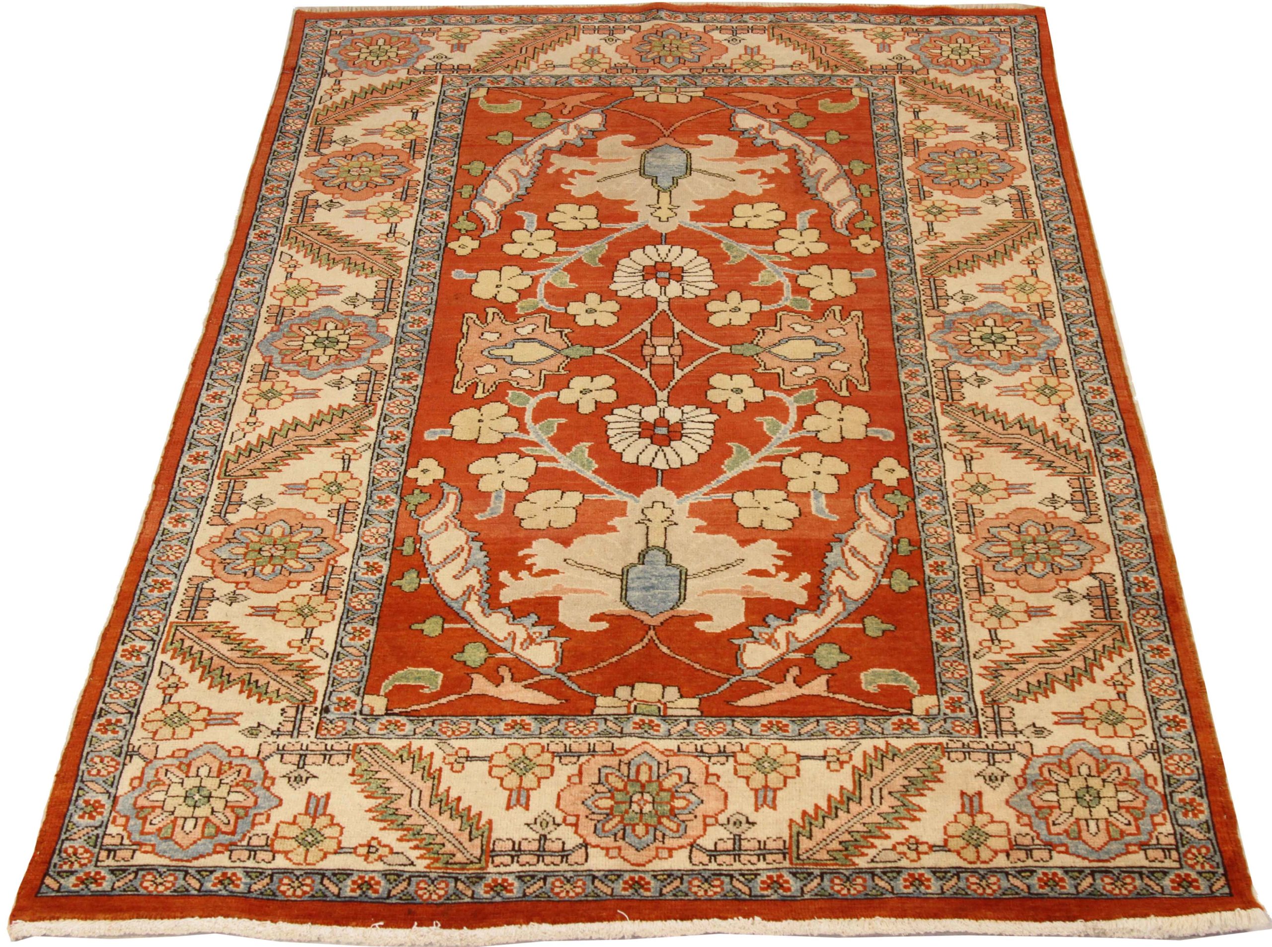 Thumbnail 6 for Persian Heriz Traditional Rug 10712