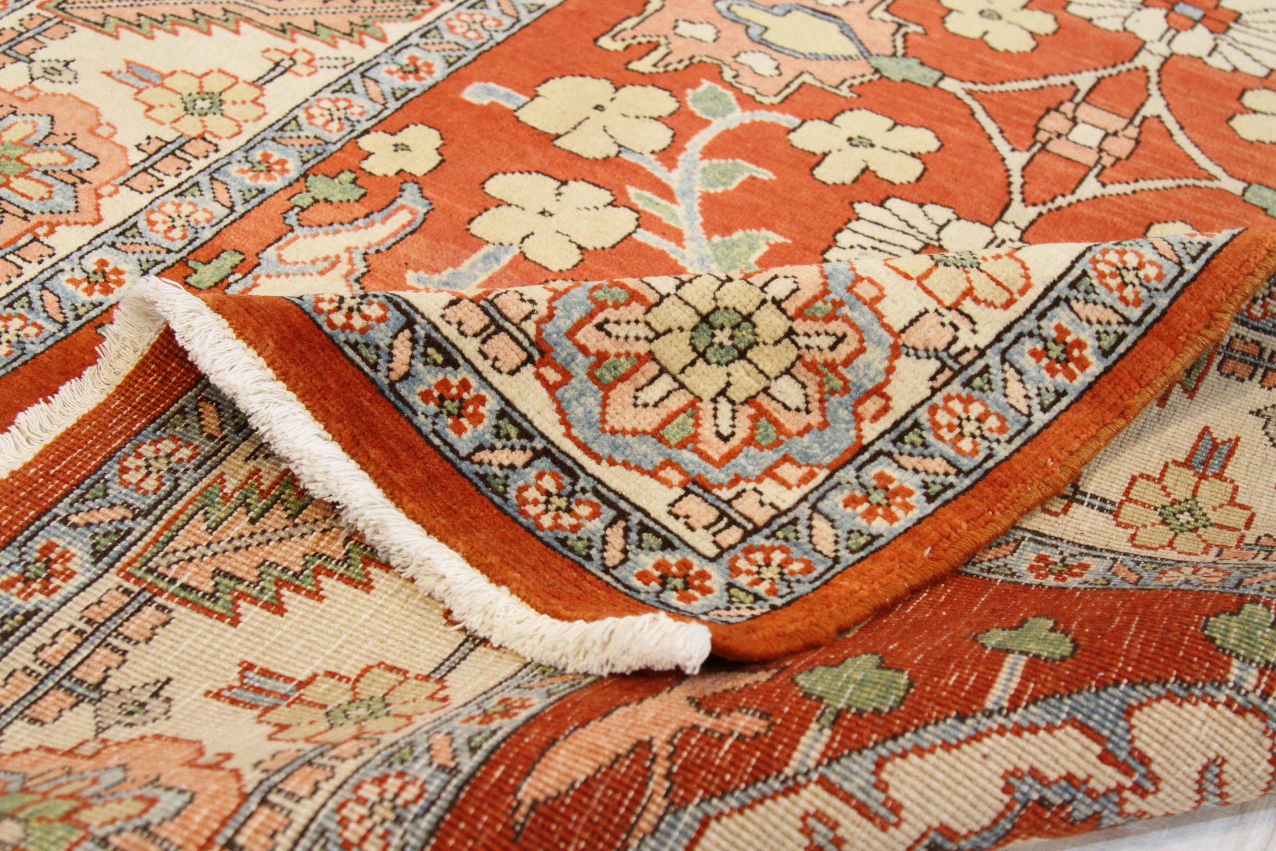 Thumbnail 8 for Persian Heriz Traditional Rug 10712