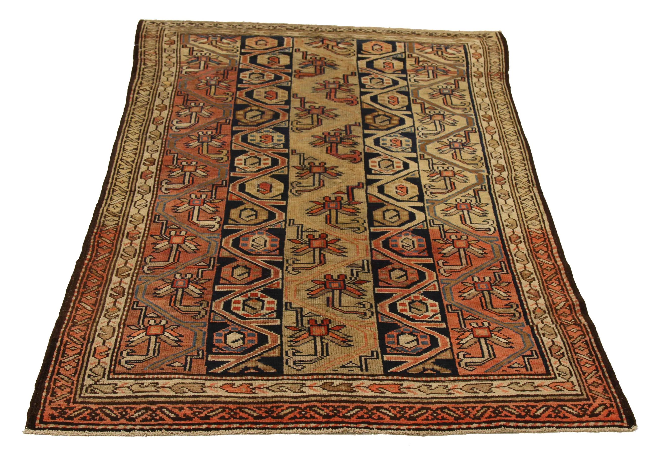 Thumbnail 13 for Antique Persian Hamadan Transitional Rug 10716