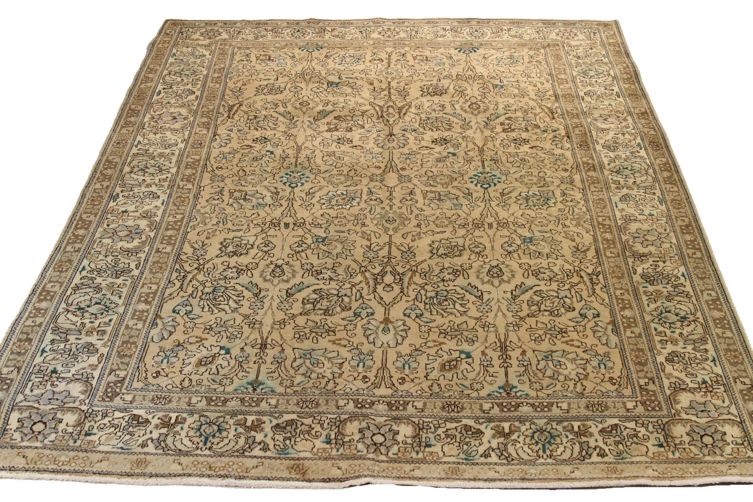 Thumbnail 9 for Antique Persian Tabriz Transitional Rug 10725