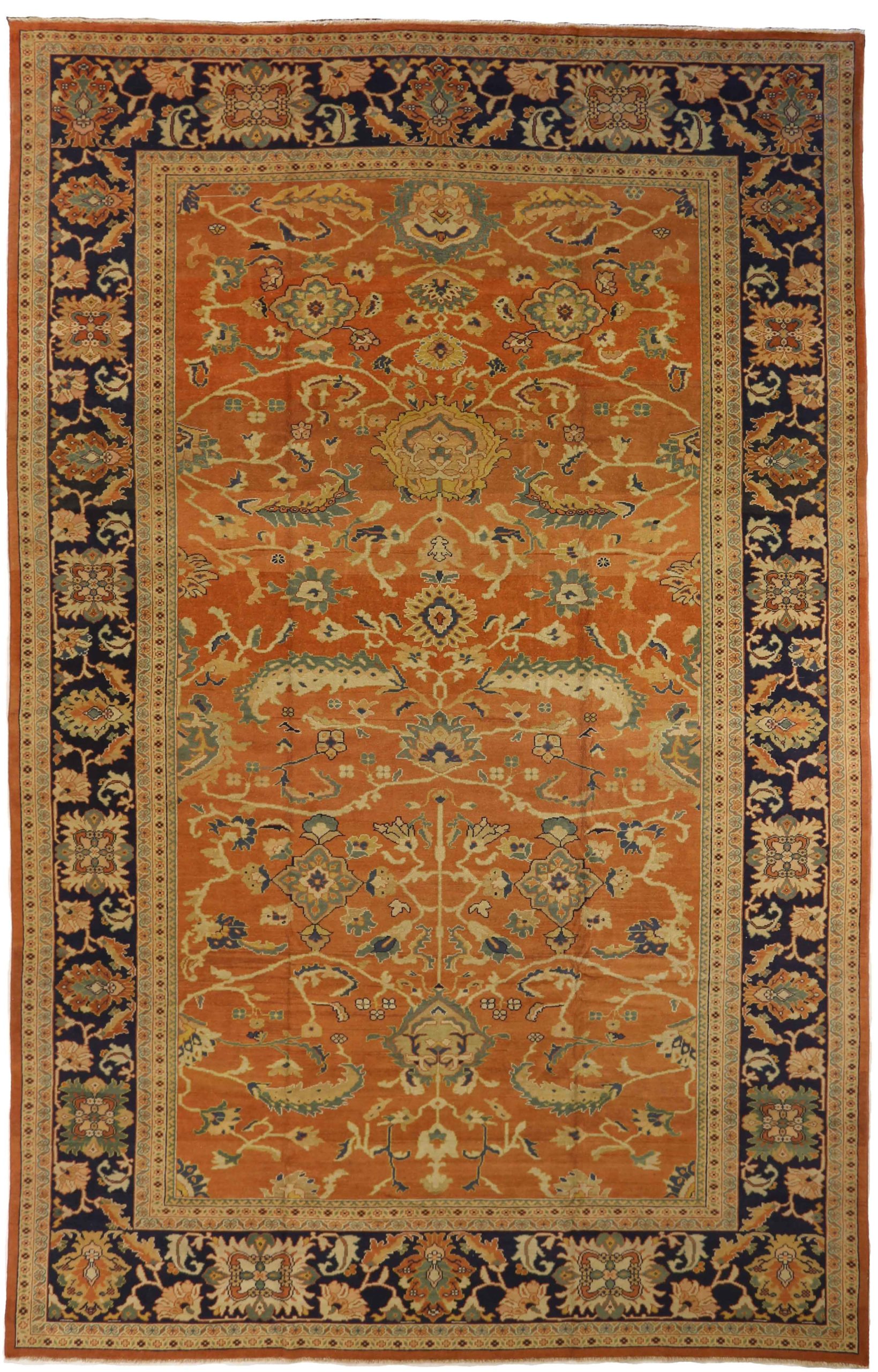 Thumbnail 11 for Persian Sultanabad Transitional Rug 10734