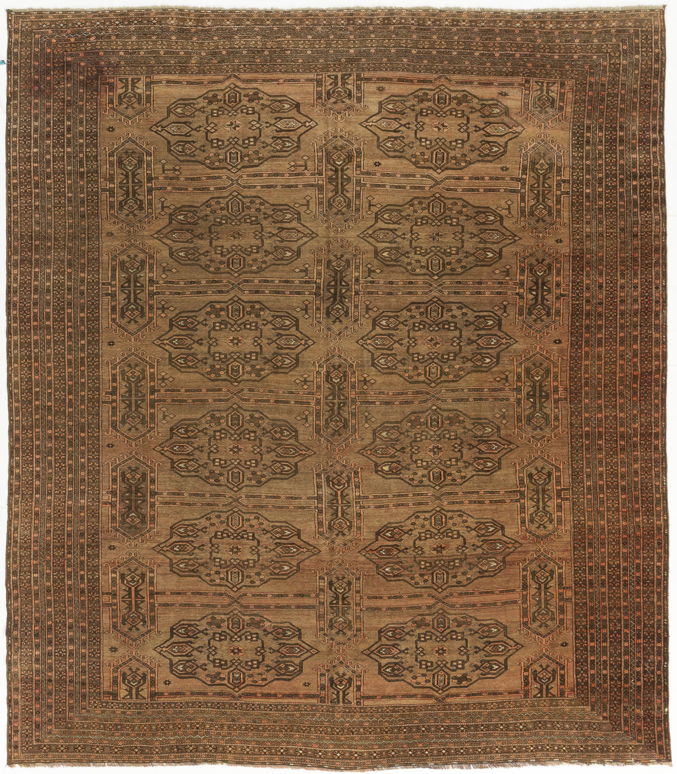 Thumbnail 4 for Antique Afghanistan Afghan Traditional Rug 10757