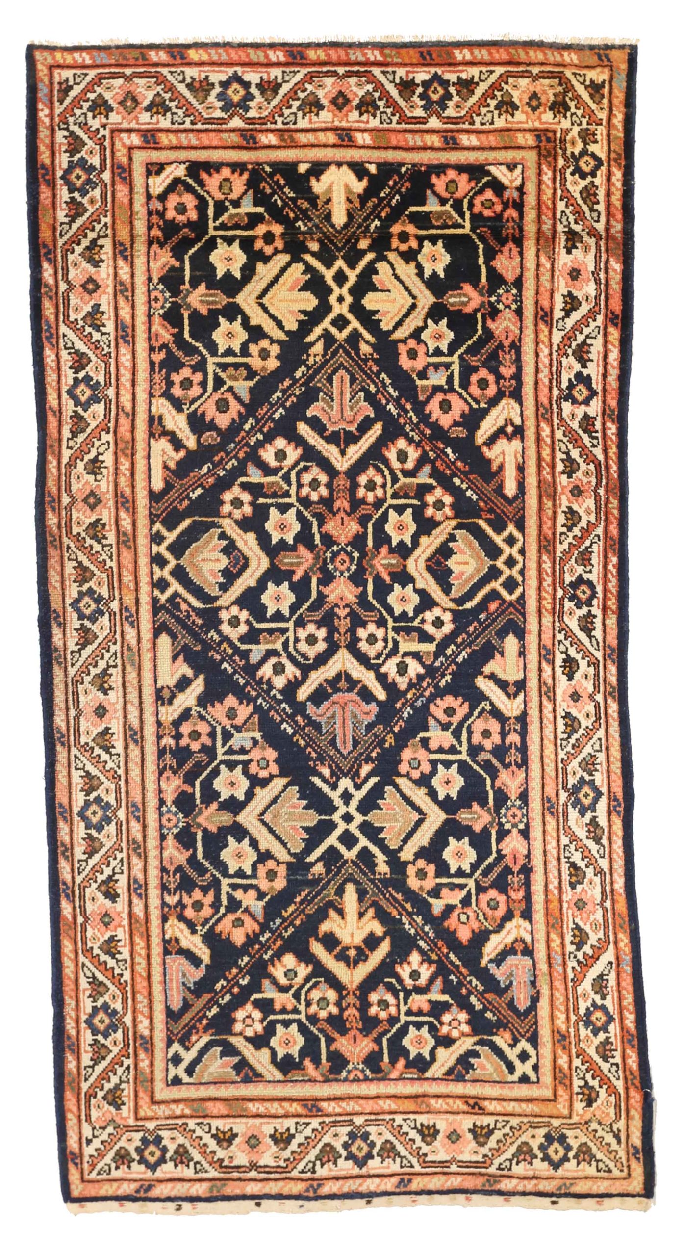Thumbnail 7 for Antique Persian Mahal Transitional Rug 10773