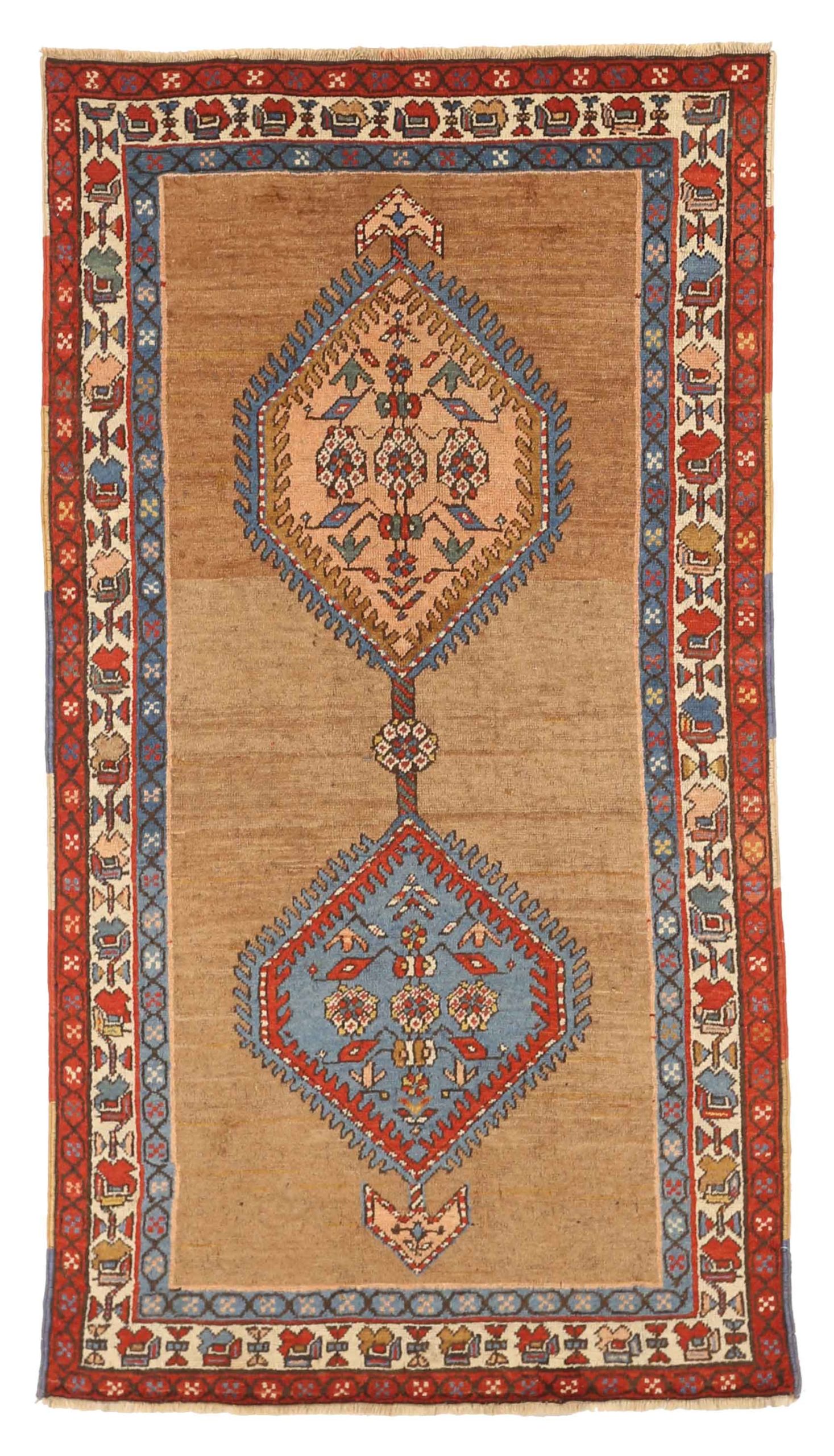 Thumbnail 10 for Antique Persian Sarab Transitional Rug 10790