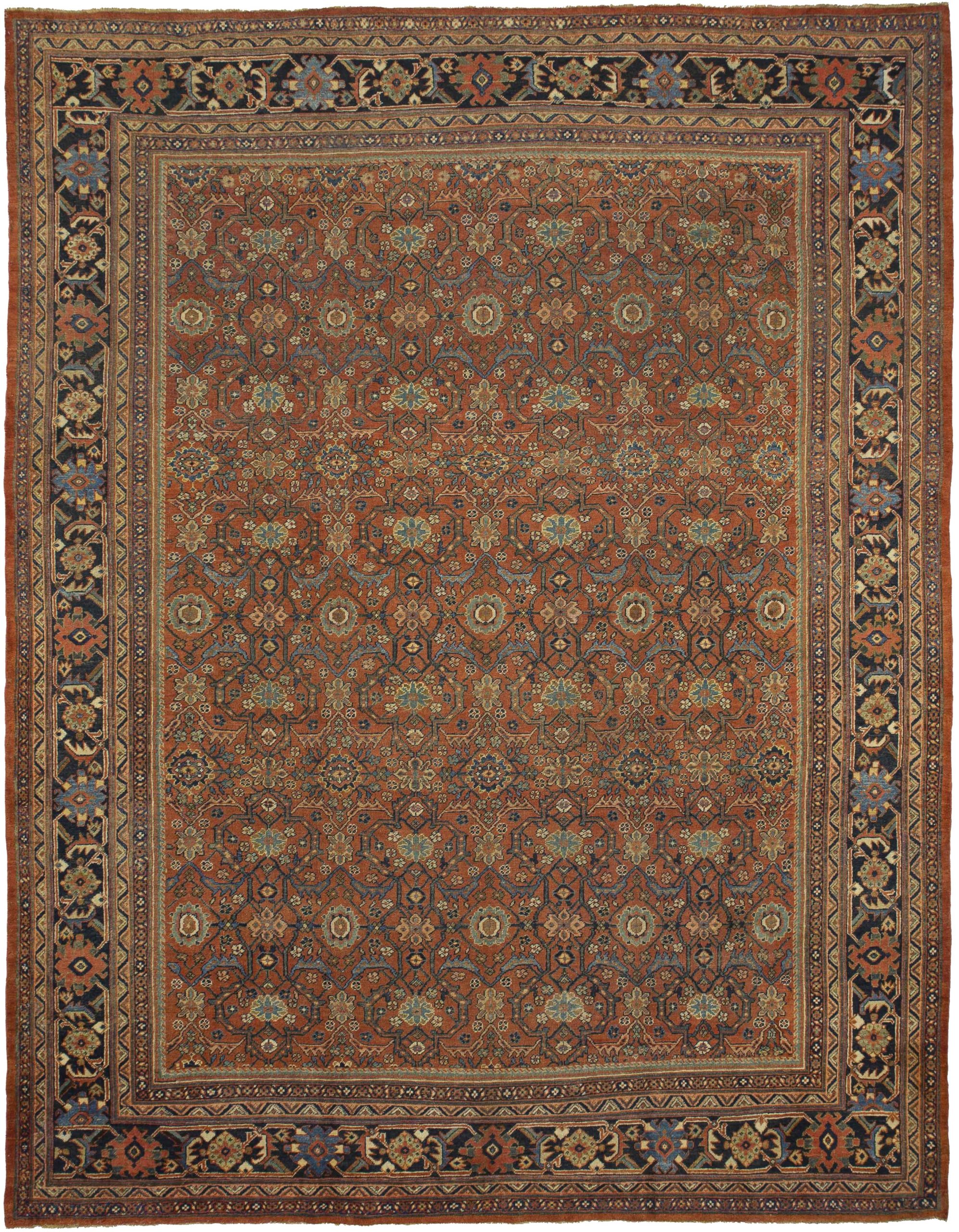 Thumbnail 7 for Antique Persian Sultanabad Traditional Rug 10799