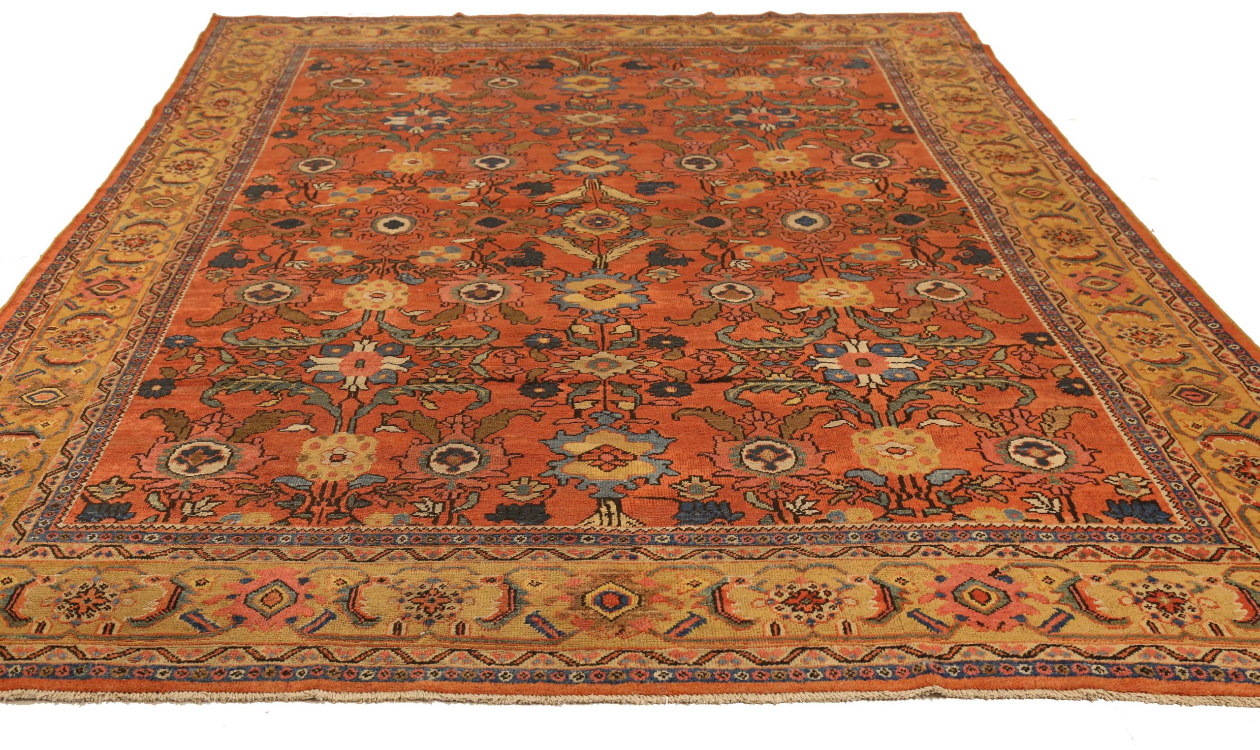 Thumbnail 13 for Antique Persian Mahal Traditional Rug 10831