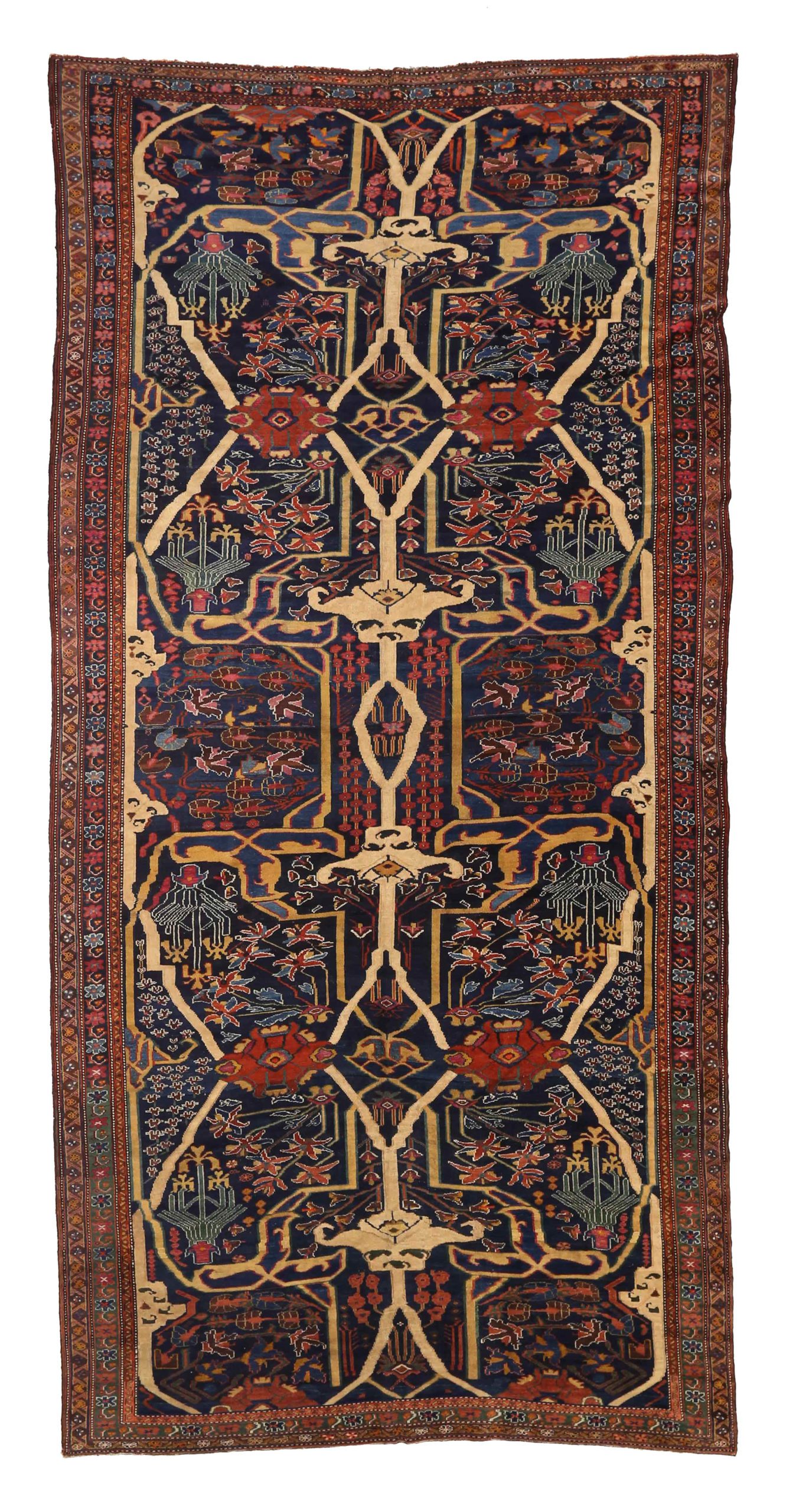 Thumbnail 14 for Antique Persian Bijar Transitional Rug 10876