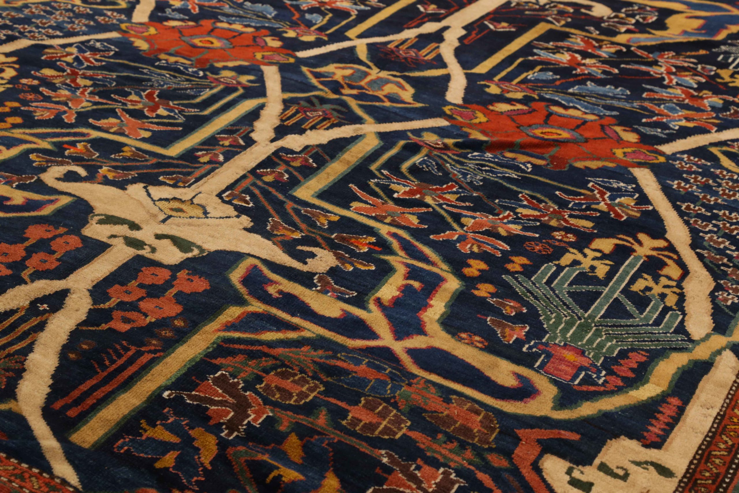 Thumbnail 15 for Antique Persian Bijar Transitional Rug 10876