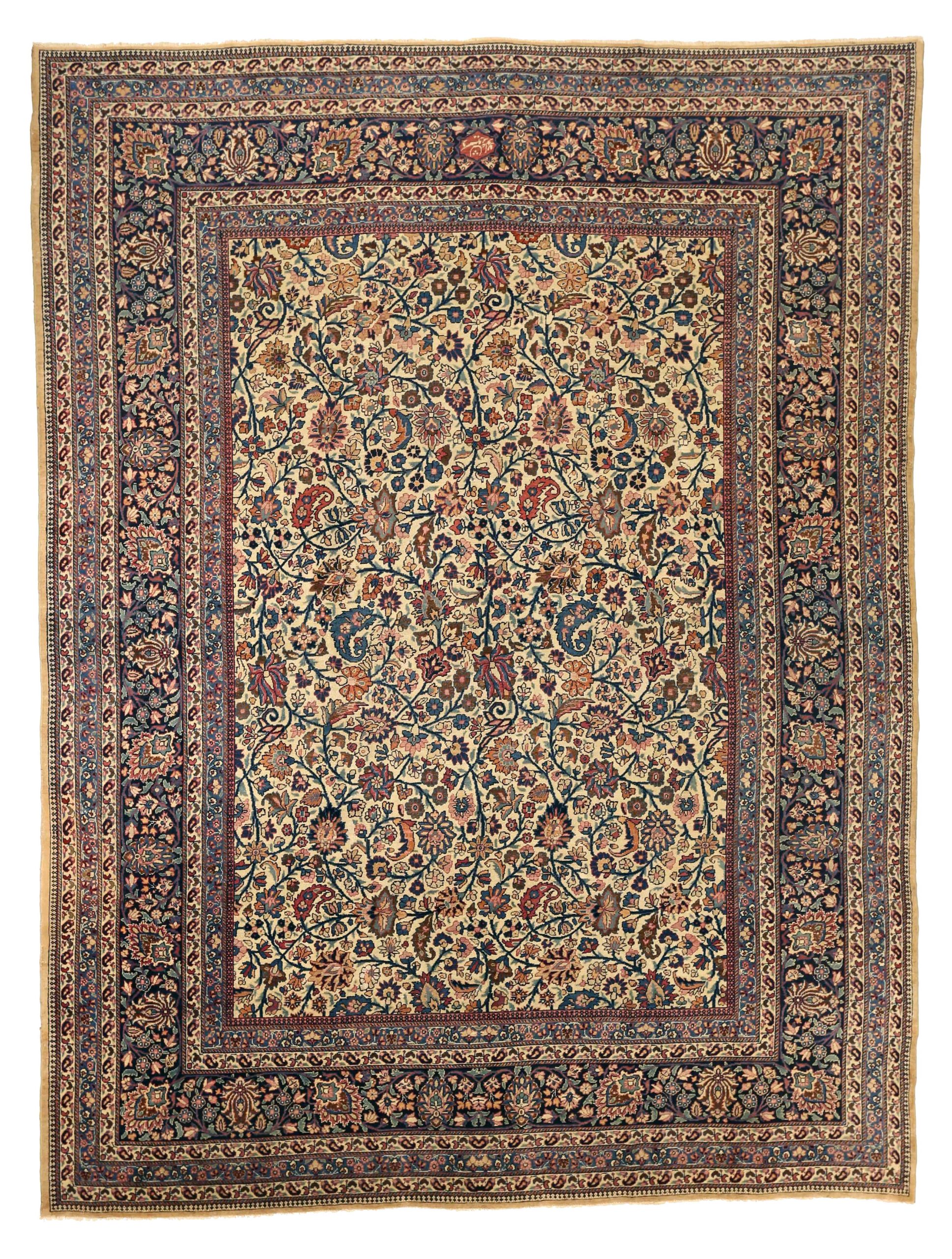 Thumbnail 10 for Antique Persian Mashad Traditional Rug 10885