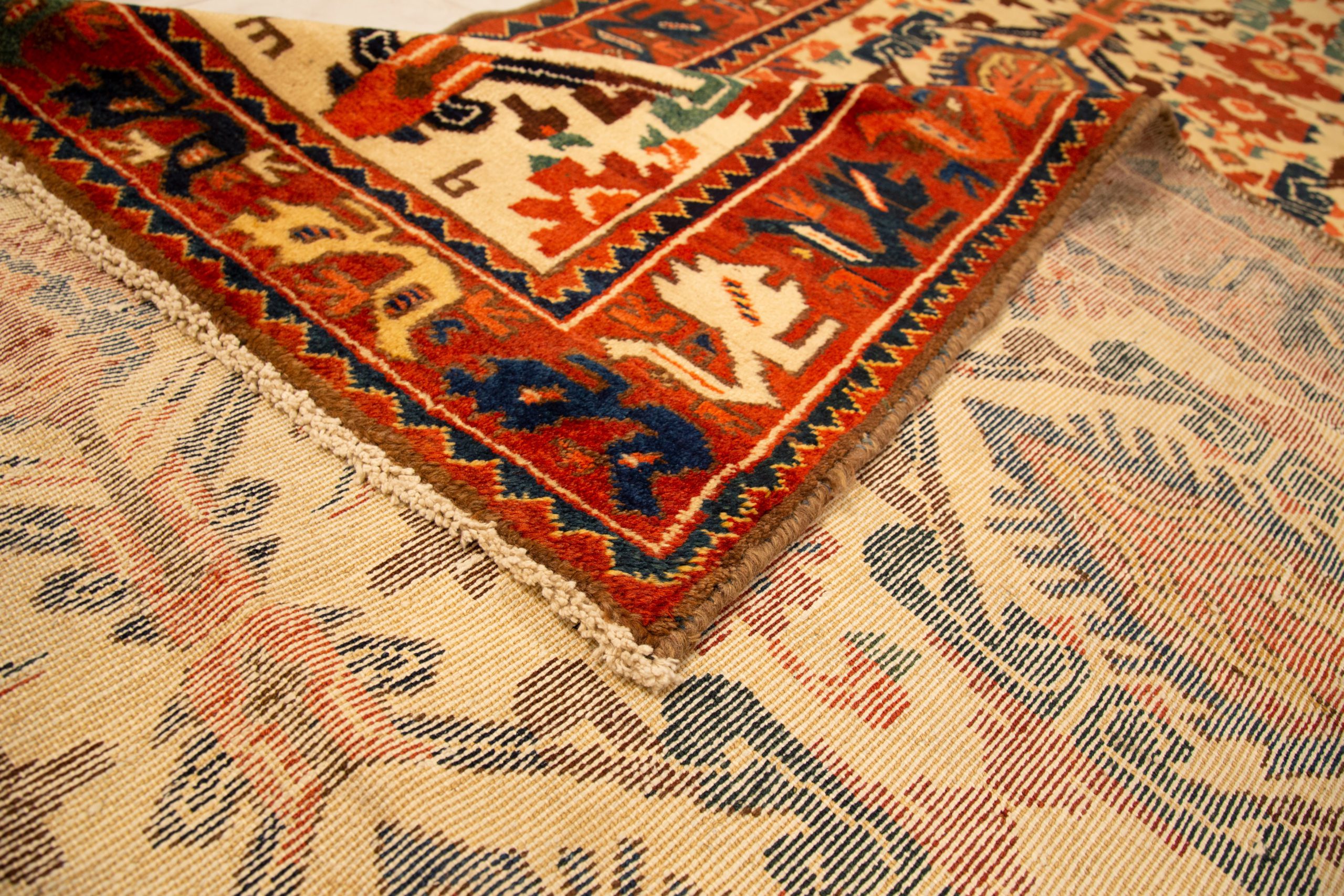 Thumbnail 7 for Antique Persian Bakhtiar Traditional Rug 10930