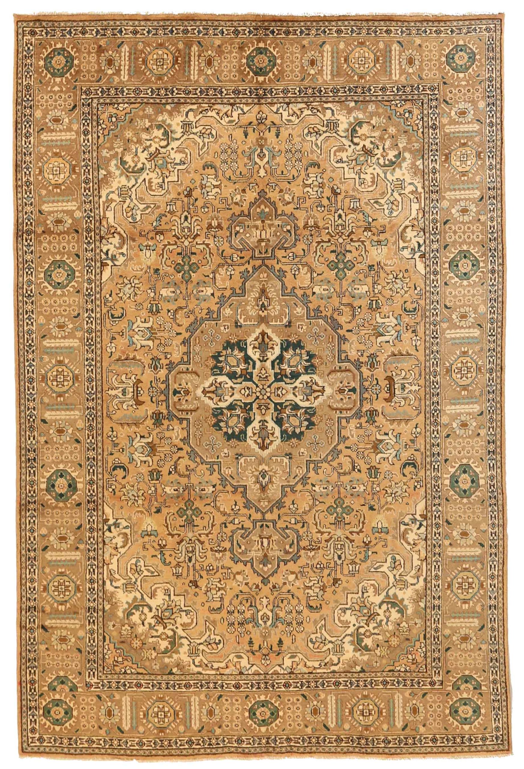 Thumbnail 7 for Antique Persian Heriz Traditional Rug 10949