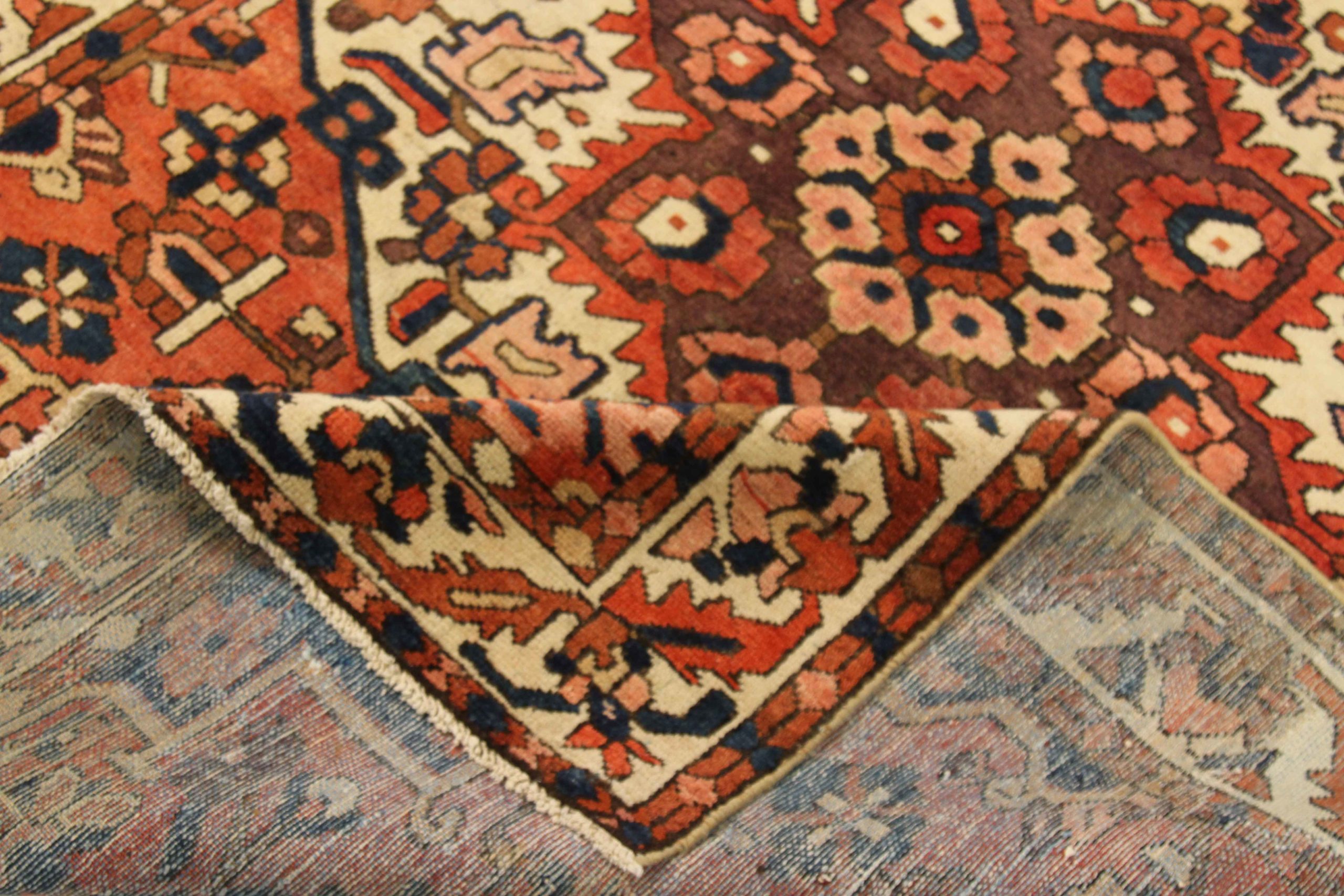 Thumbnail 9 for Antique Persian Bakhtiar Traditional Rug 10971