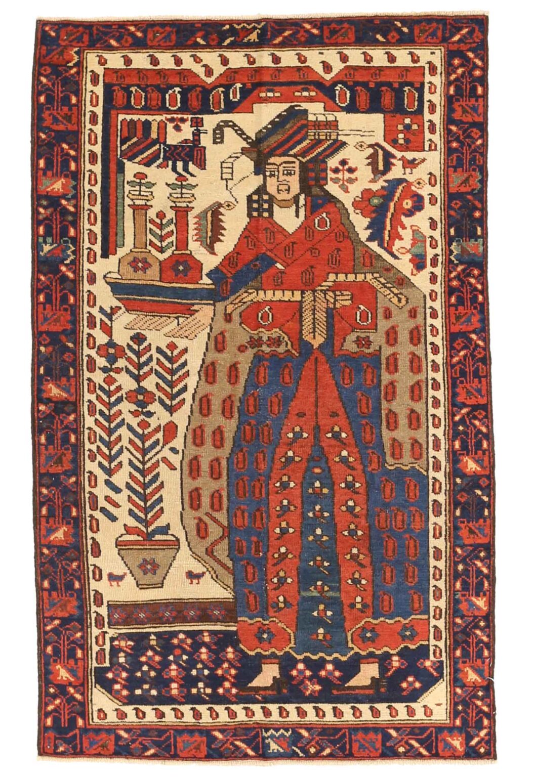 Thumbnail 14 for Antique Persian Transitional Rug 10975