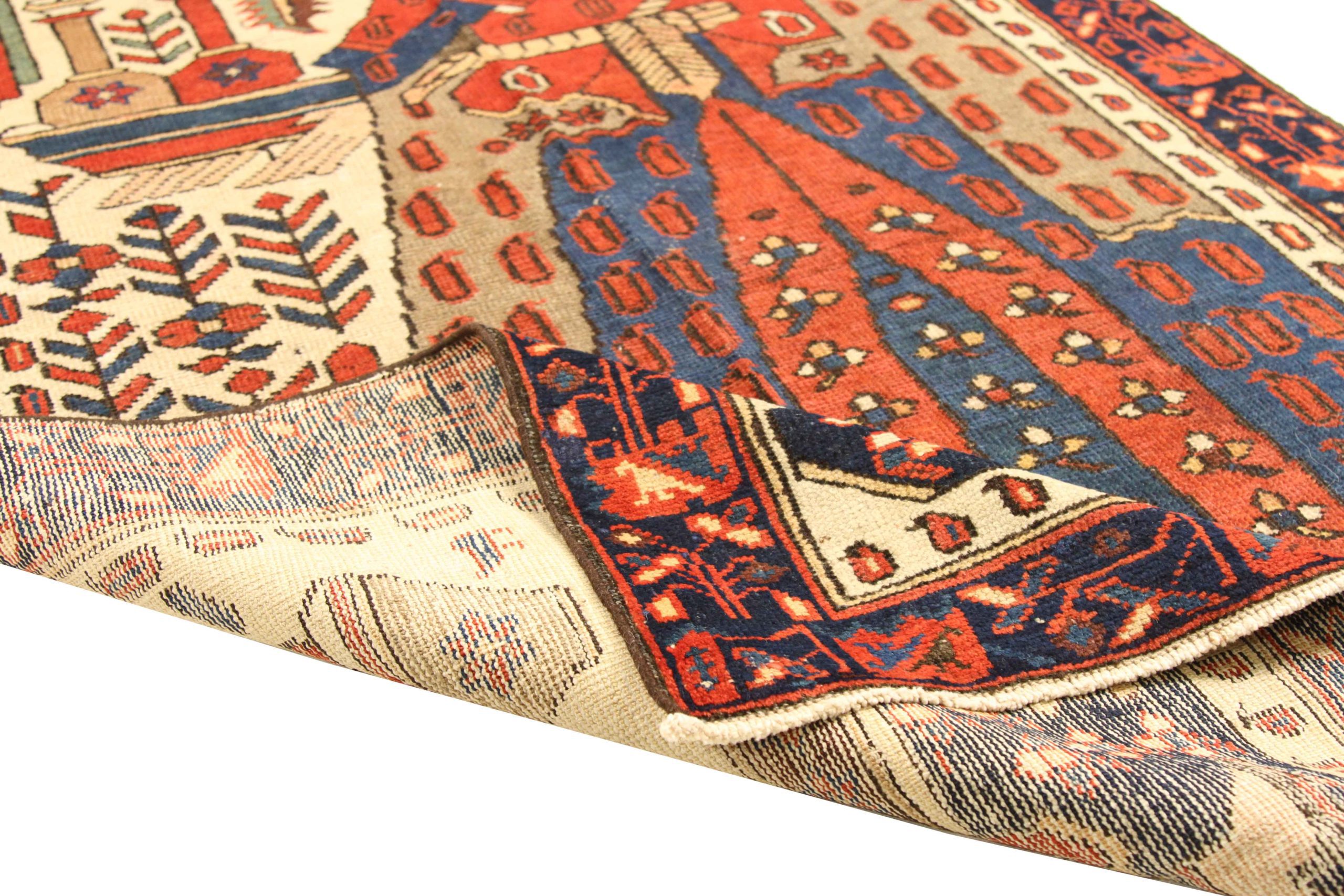 Thumbnail 6 for Antique Persian Transitional Rug 10975